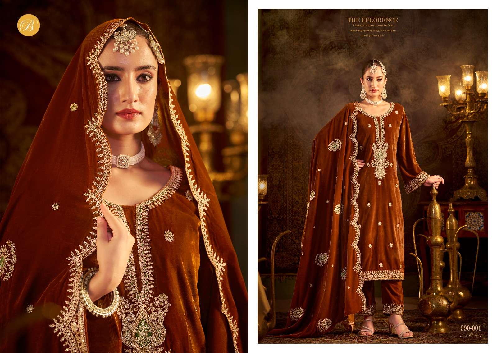 BELLIZA DESIGNER STUDIO VELVET ISHQ