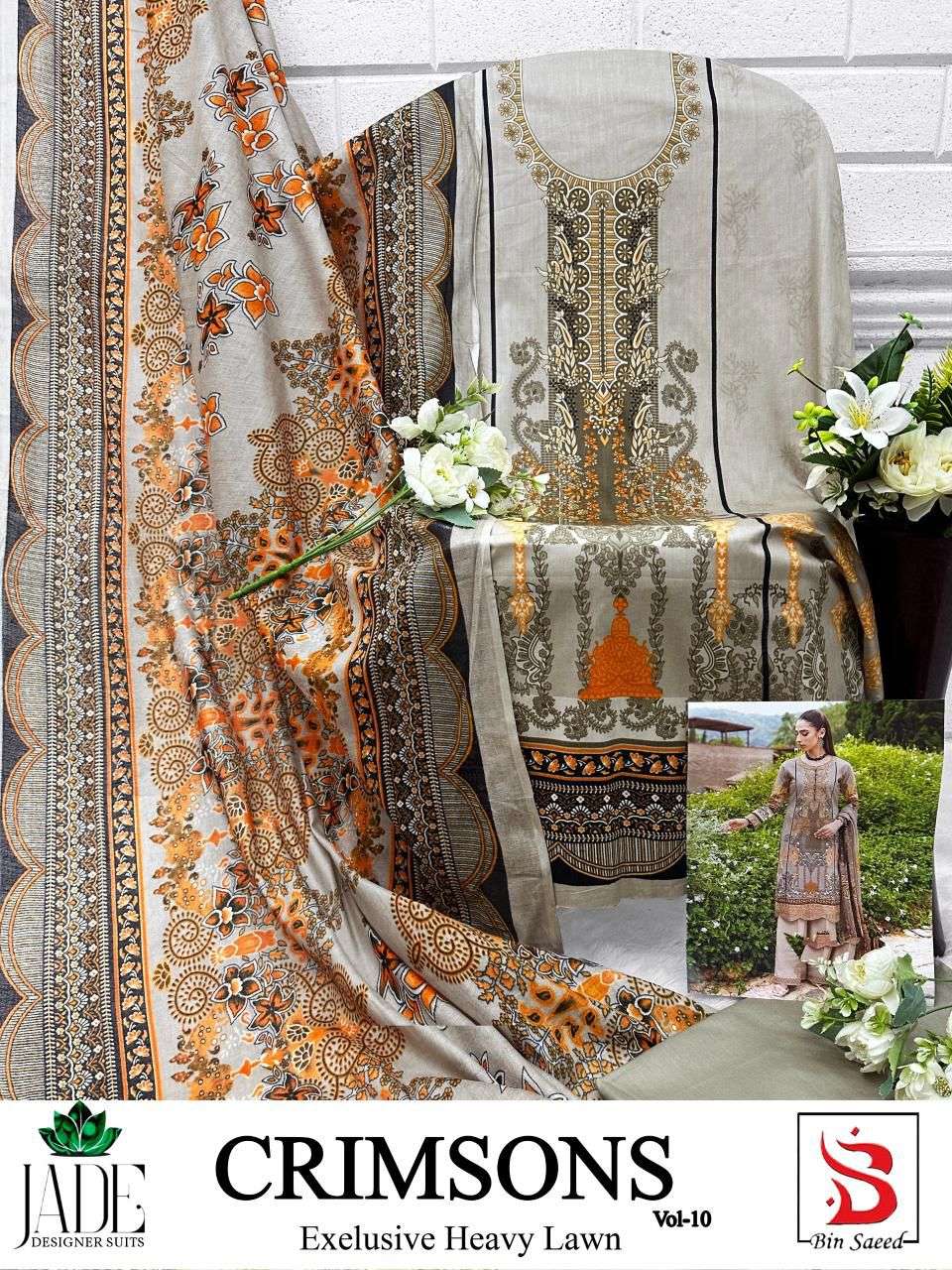 JADE CRIMSON EXCLUSIVE HEAVY LAWN COLLECTION VOL 10