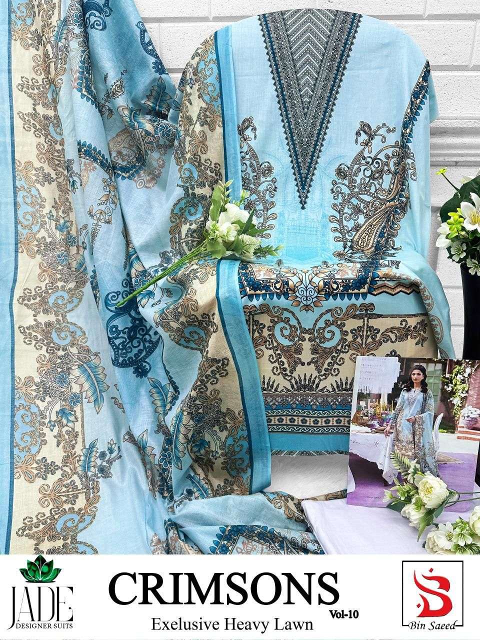 JADE CRIMSON EXCLUSIVE HEAVY LAWN COLLECTION VOL 10