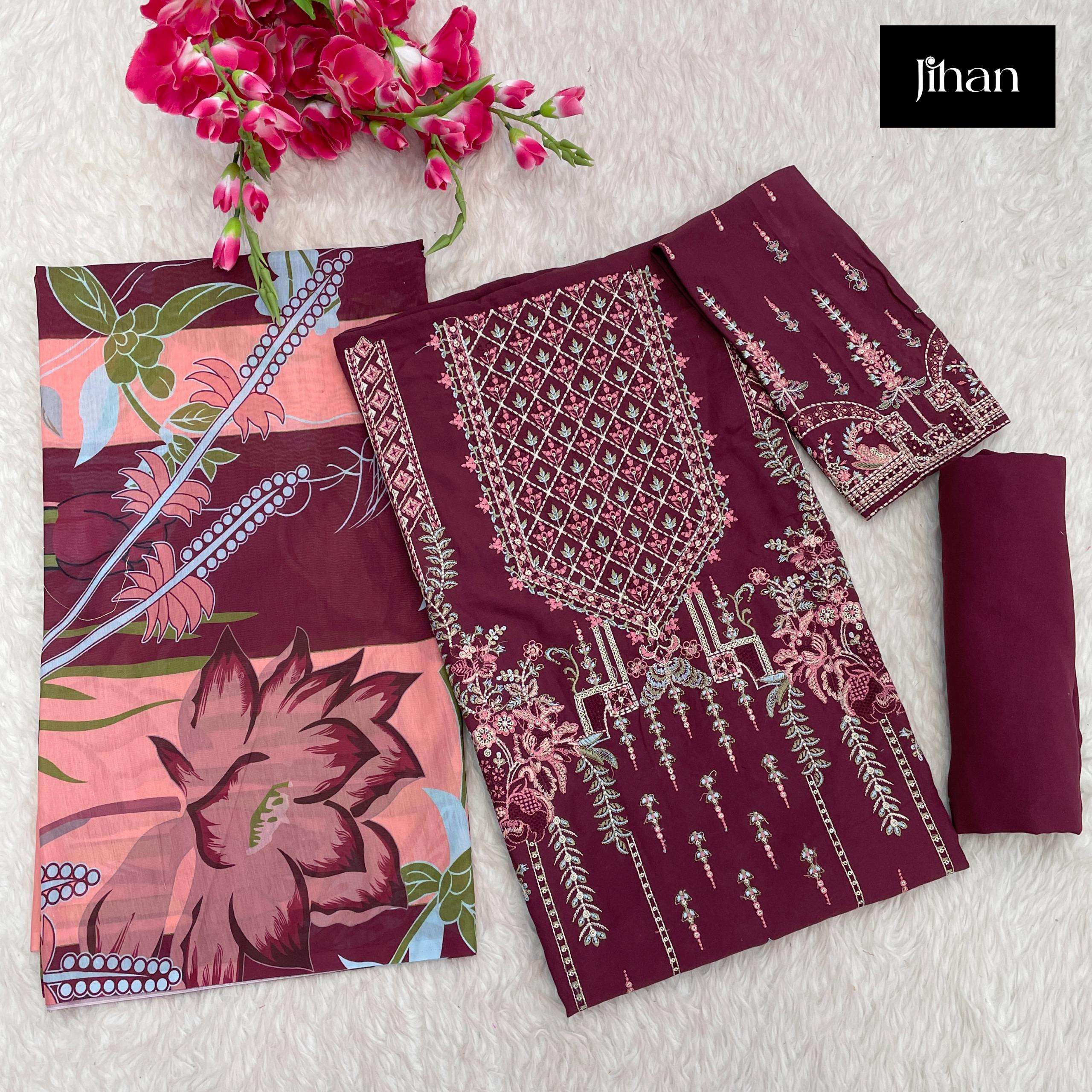 JIHAN RIWAYAT LUXURY LAWN COLLECTION VOL 2