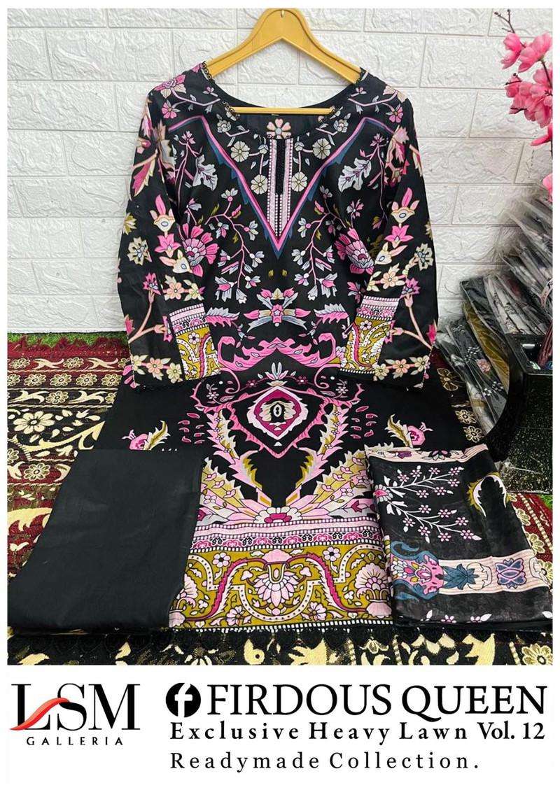 LSM GALLERIA FIRDOUS QUEEN LAWN VOL 12 READY MADE COLLECTION