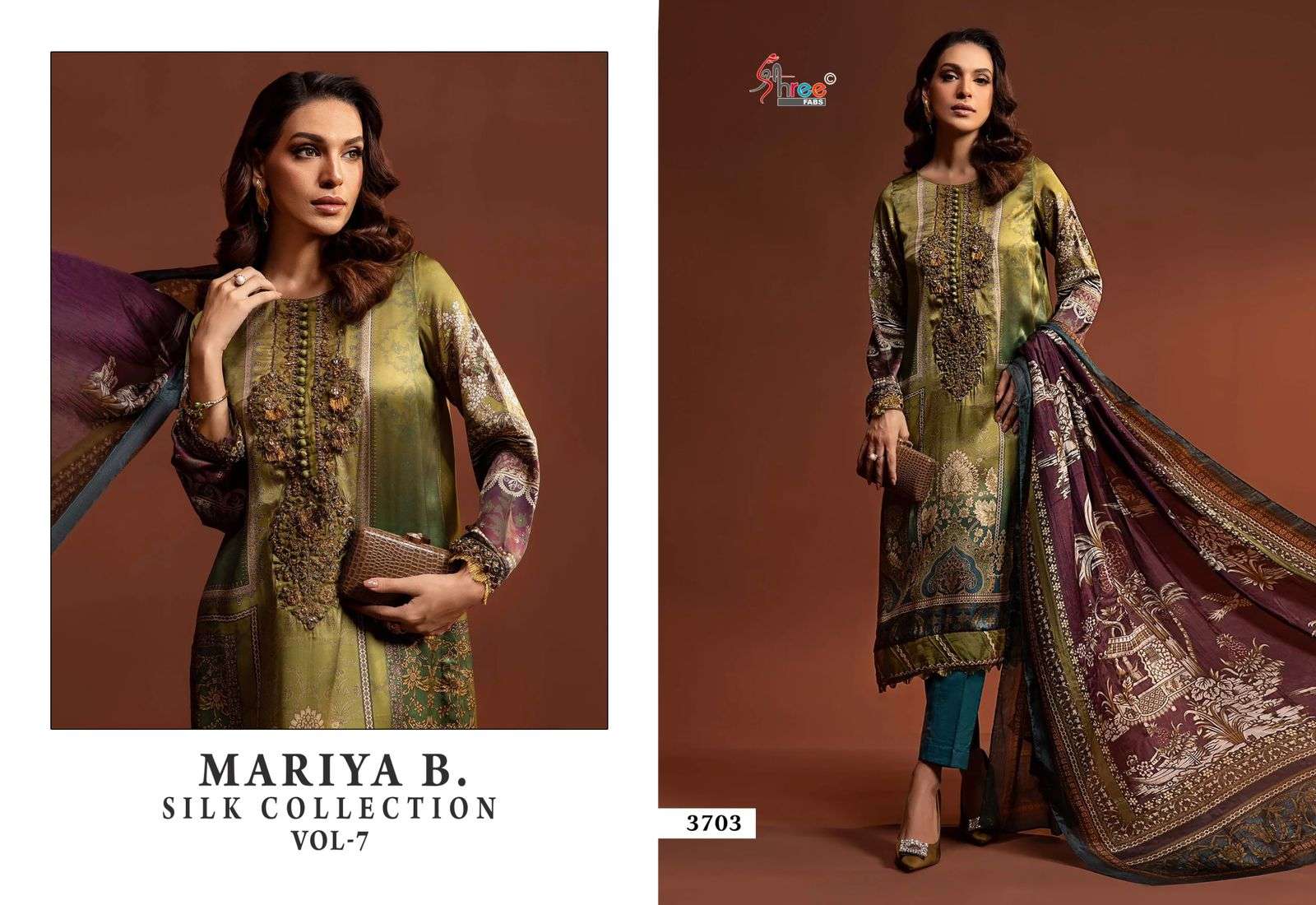 SHREE FABS MARIA B SILK COLECTION 
