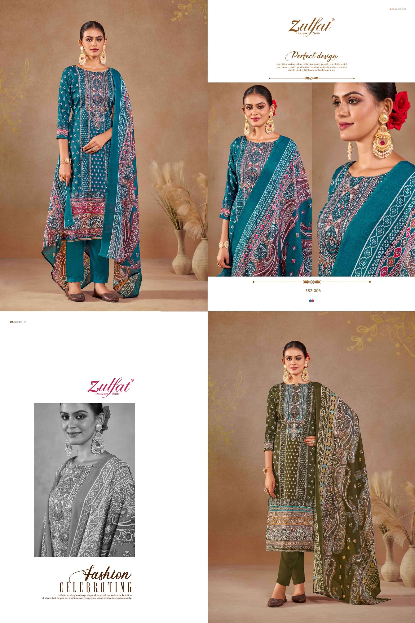 ZULFAT DESIGNER SUITS SAJNI