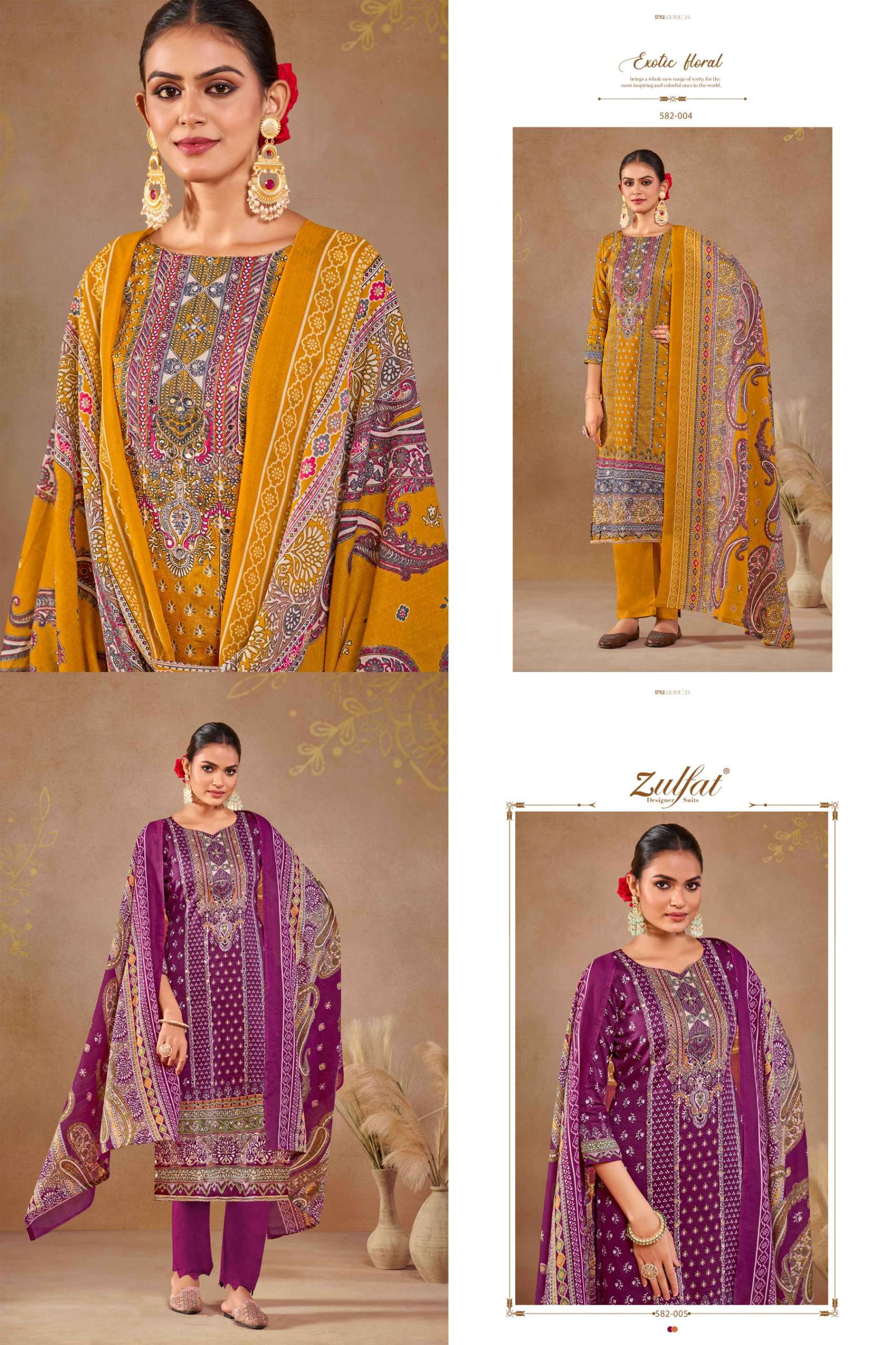 ZULFAT DESIGNER SUITS SAJNI