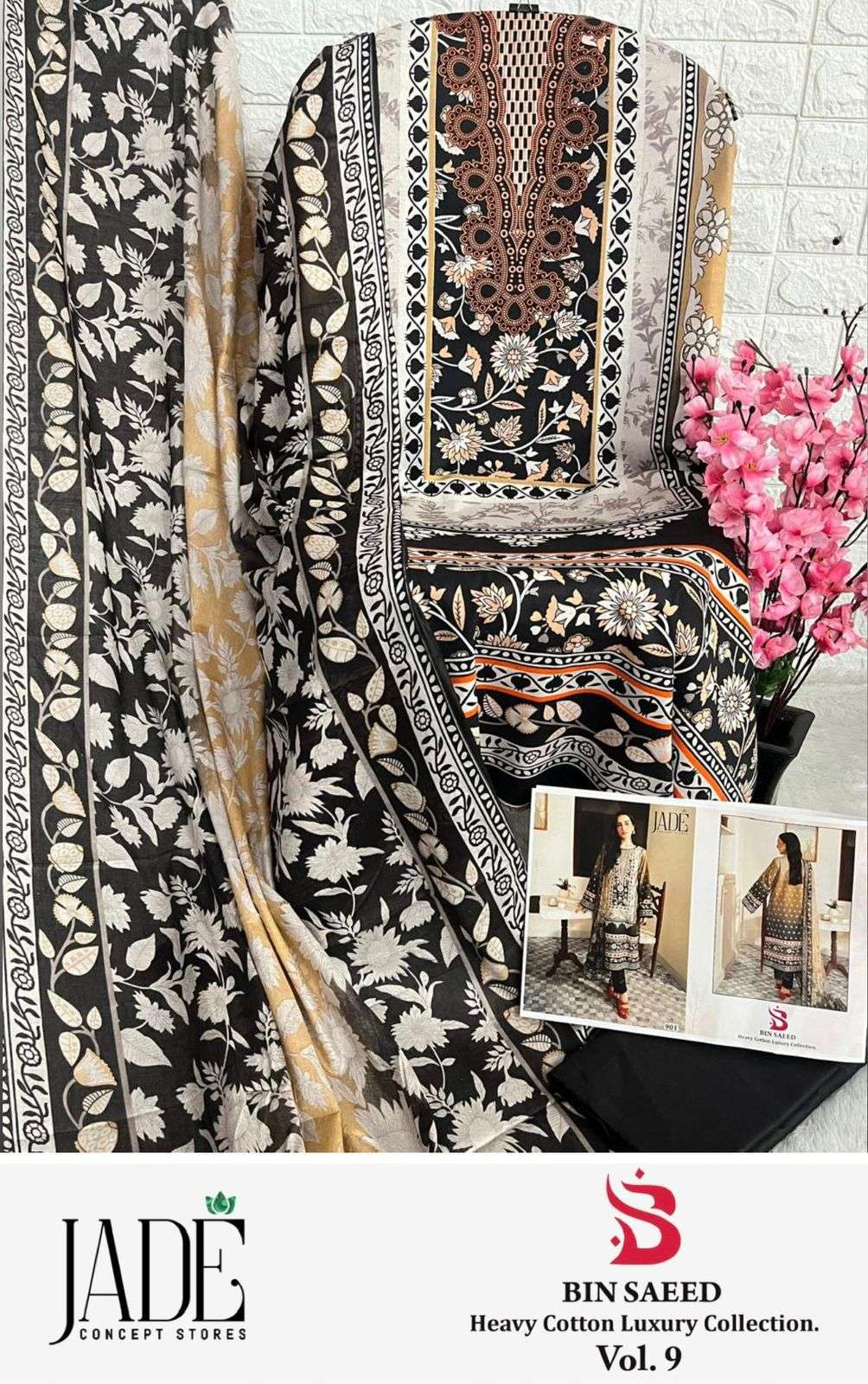 JADE BIN SAEED HEAVY COTTON LUXURY COLLECTION VOL 9