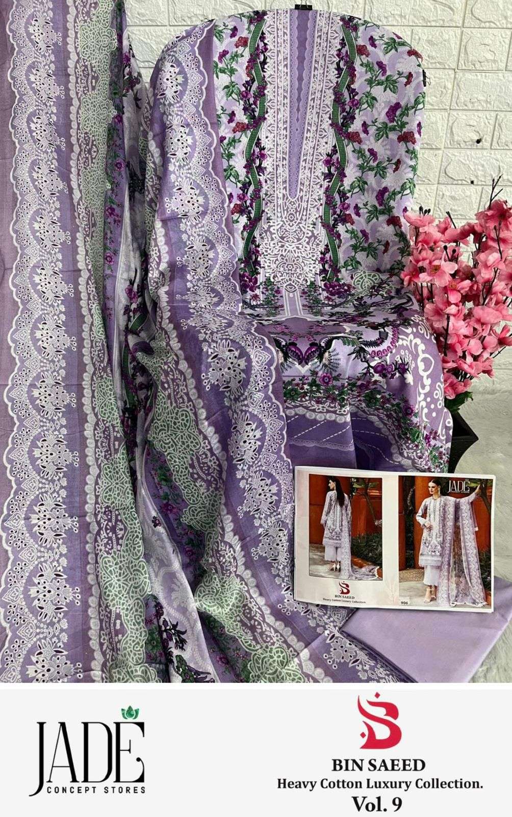 JADE BIN SAEED HEAVY COTTON LUXURY COLLECTION VOL 9