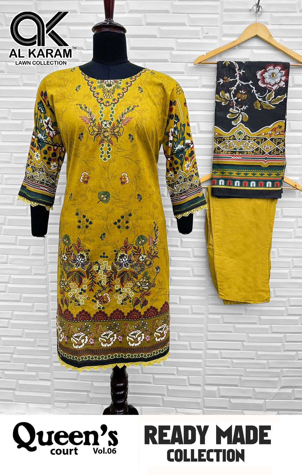  AL KARAM QUEENS COURT VOL 6 READY MADE COLLECTION 