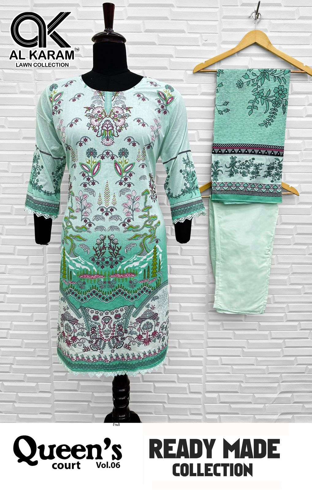  AL KARAM QUEENS COURT VOL 6 READY MADE COLLECTION 