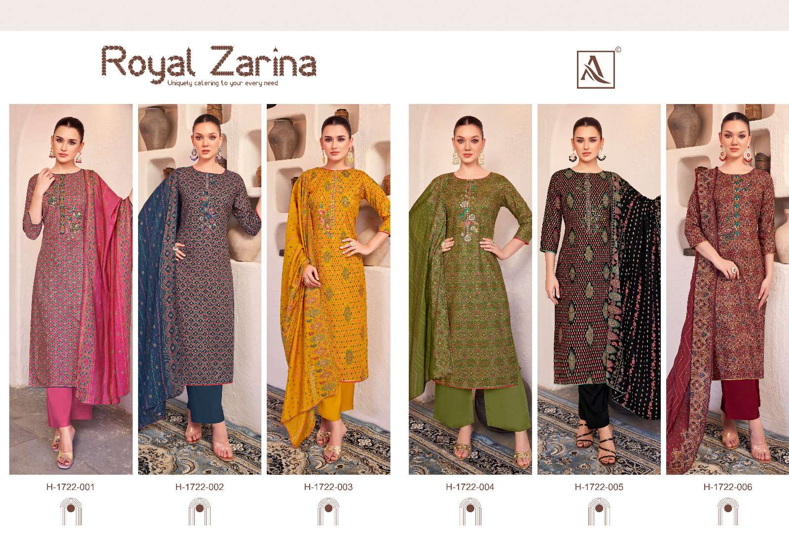 ALOK SUITS ROYAL ZARINA