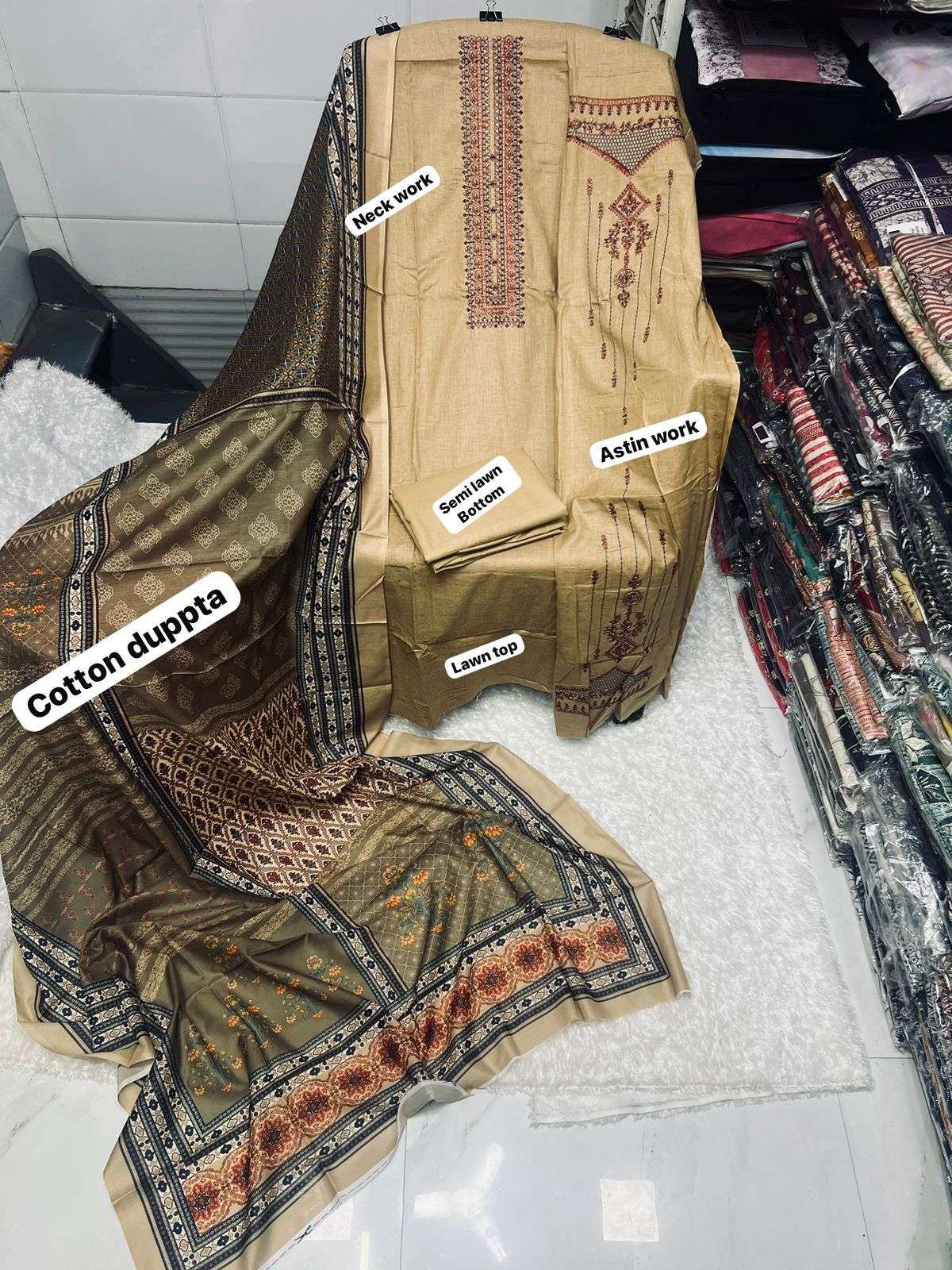 BIN SAEED LAWN DUPATTA COLLECTION 