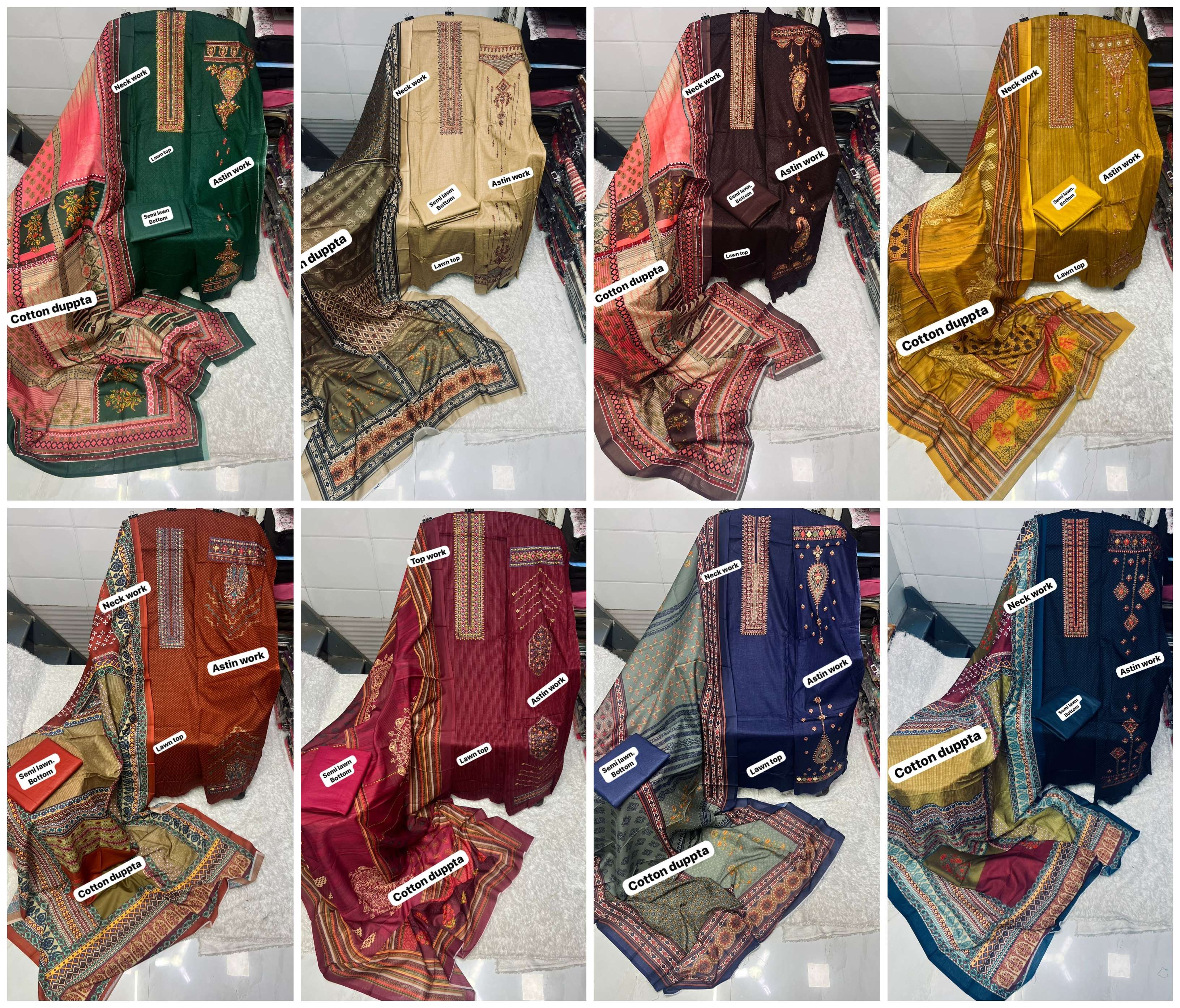 BIN SAEED LAWN DUPATTA COLLECTION 