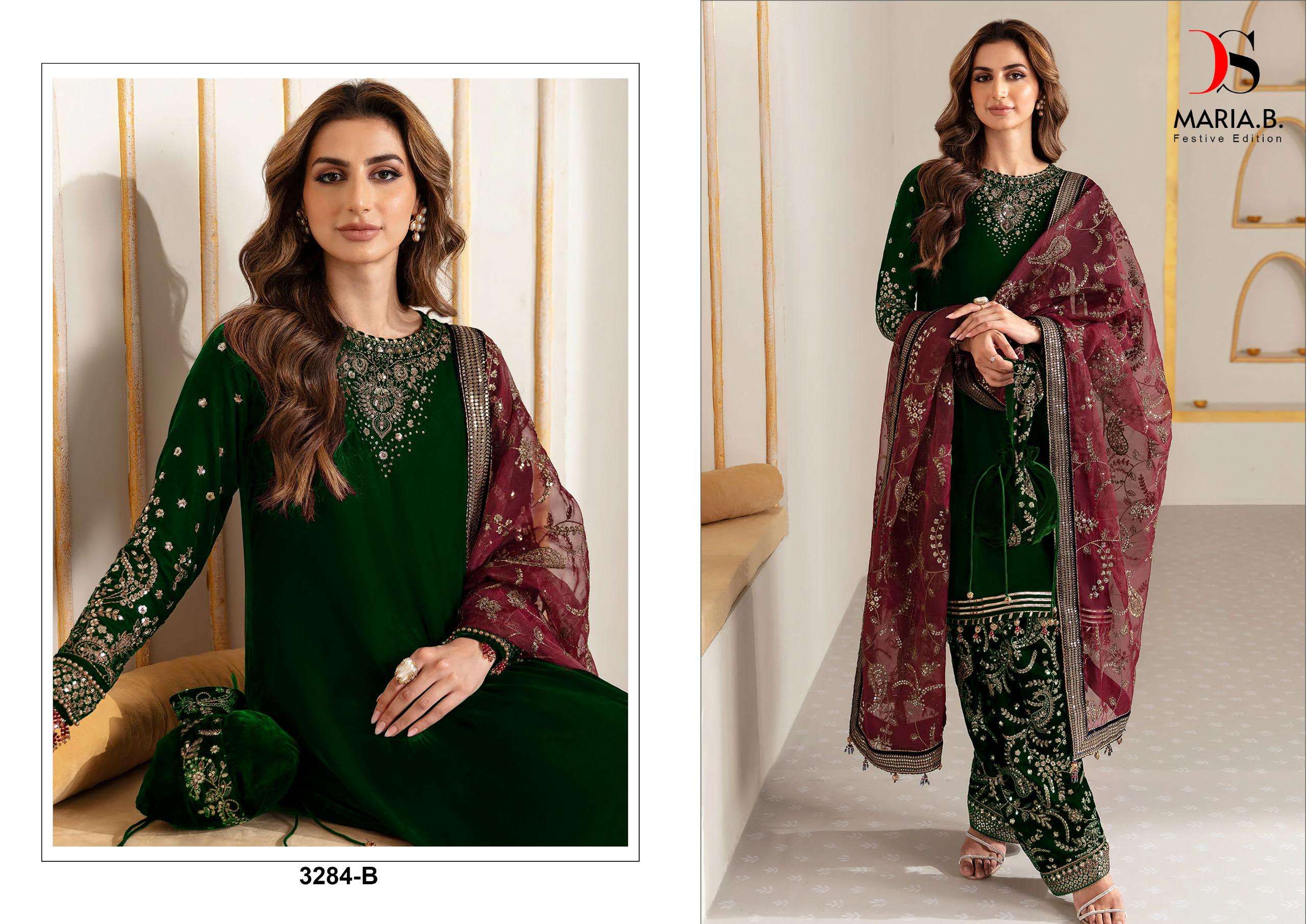 DEEPSY SUITS MARIA B FESTIVE EDITION D NO: 3284