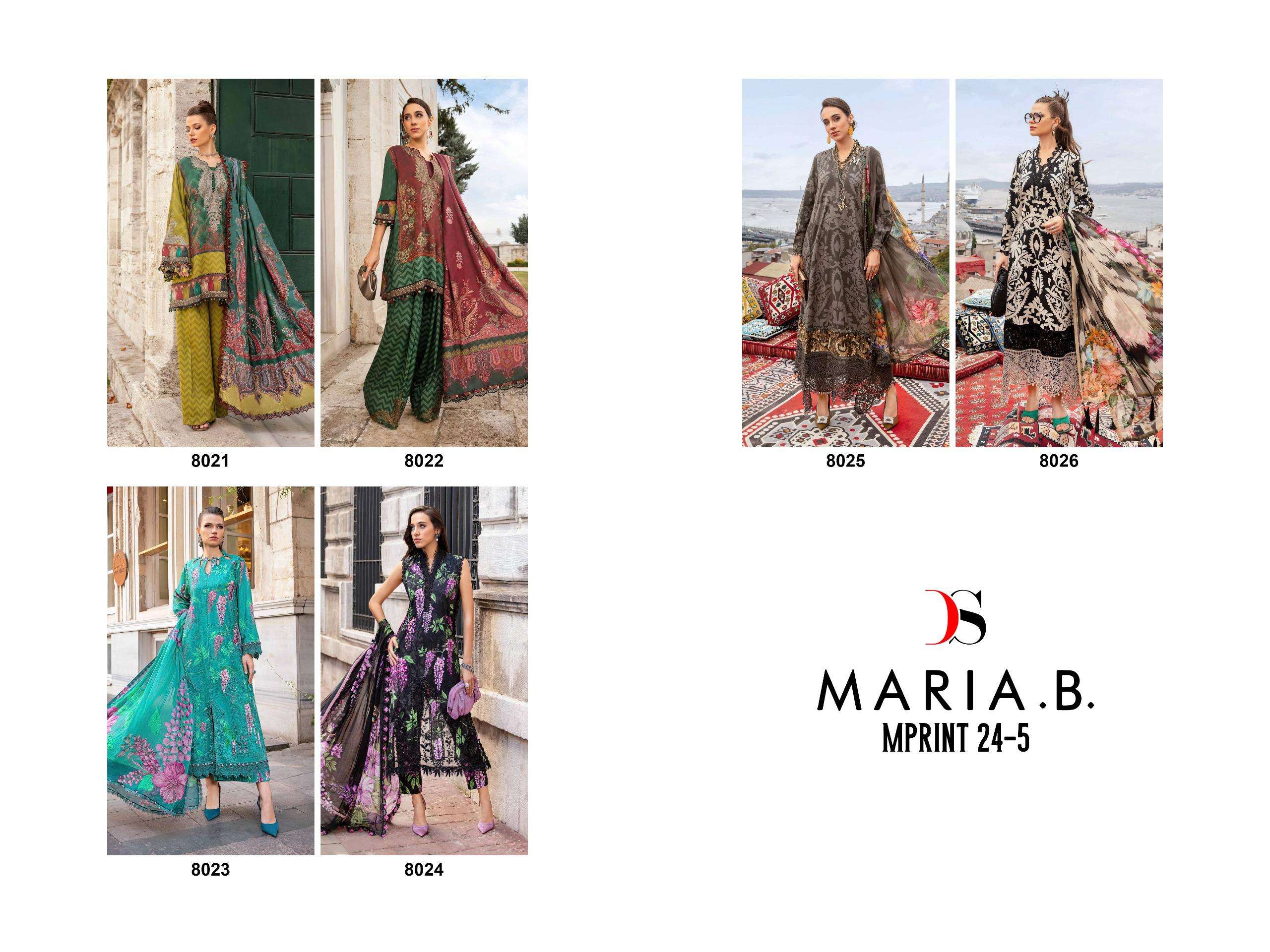 DEEPSY SUITS MARIA B M PRINT 24 VOL 5