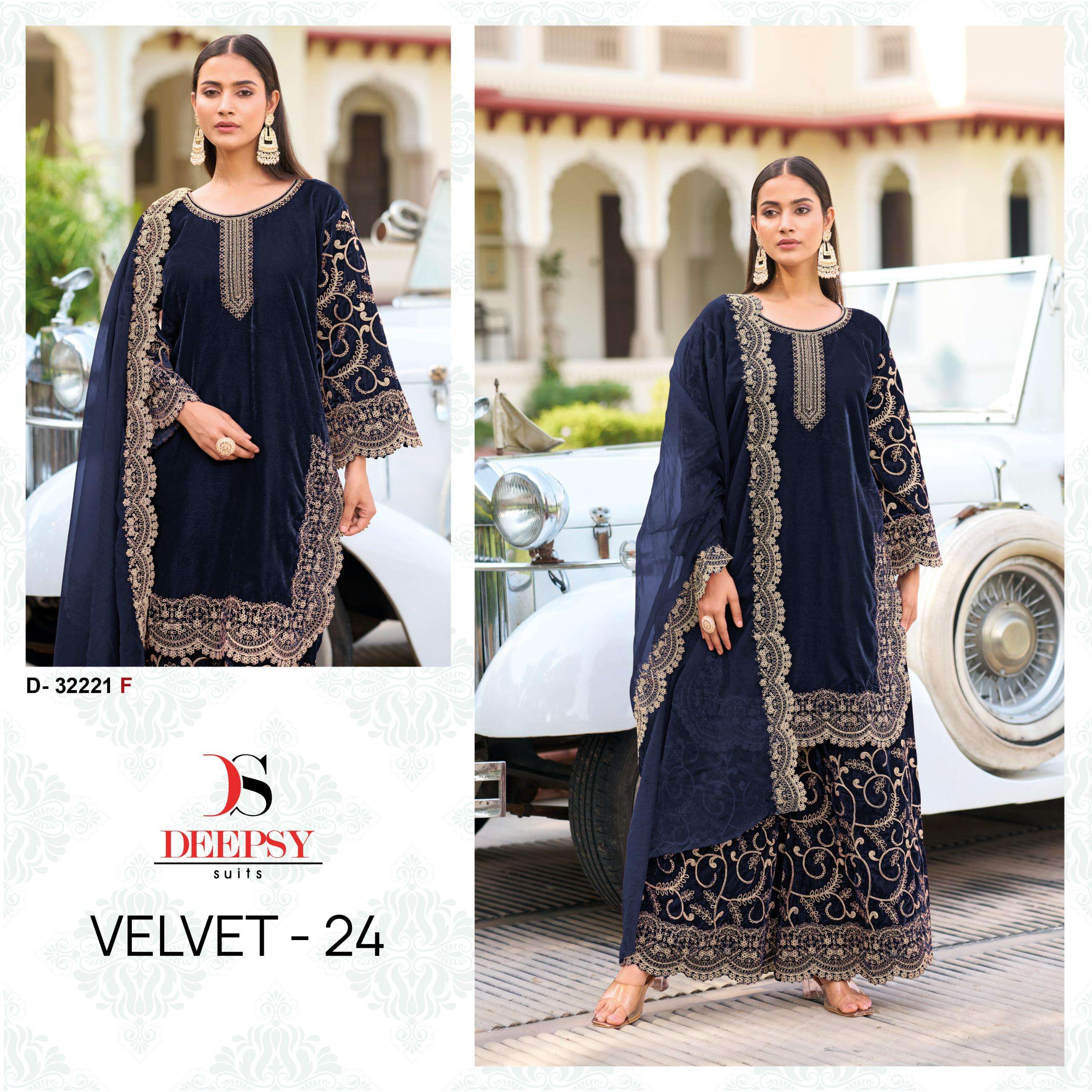 DEEPSY SUITS VELVET 24 NEW DESIGNS