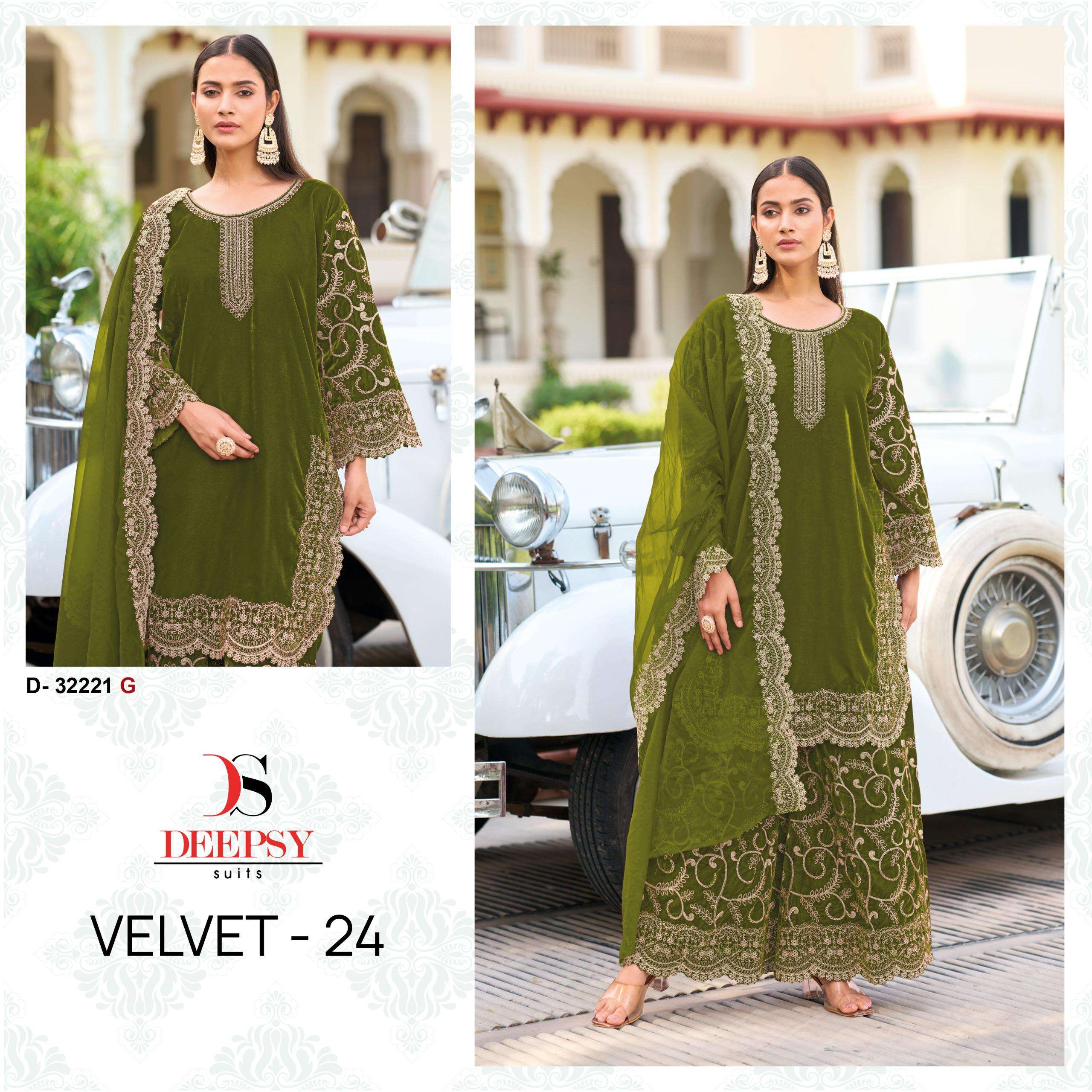 DEEPSY SUITS VELVET 24 NEW DESIGNS