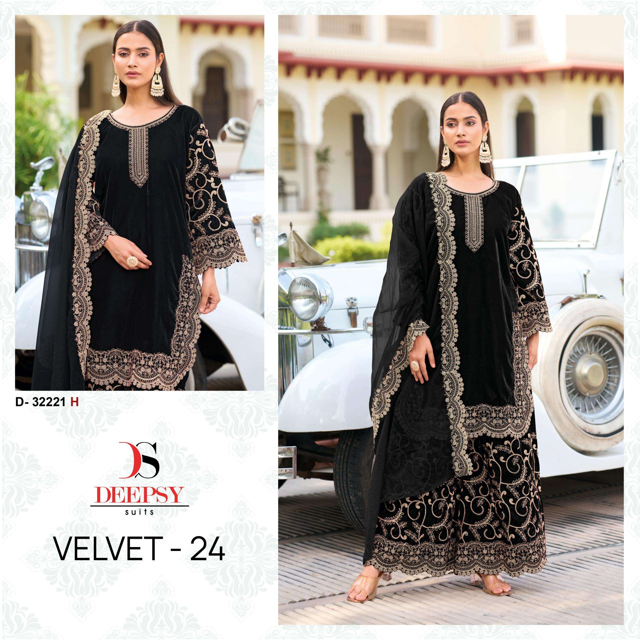 DEEPSY SUITS VELVET 24 NEW DESIGNS