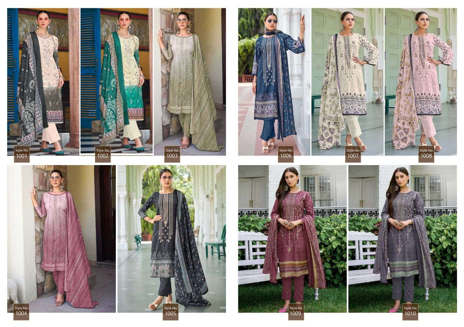 ISHAAL PRINTS EMBROIDERED COMBO 24