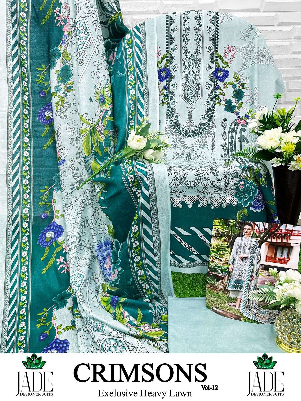 JADE CRIMSON EXCLUSIVE HEAVY LAWN COLLECTION VOL 12 