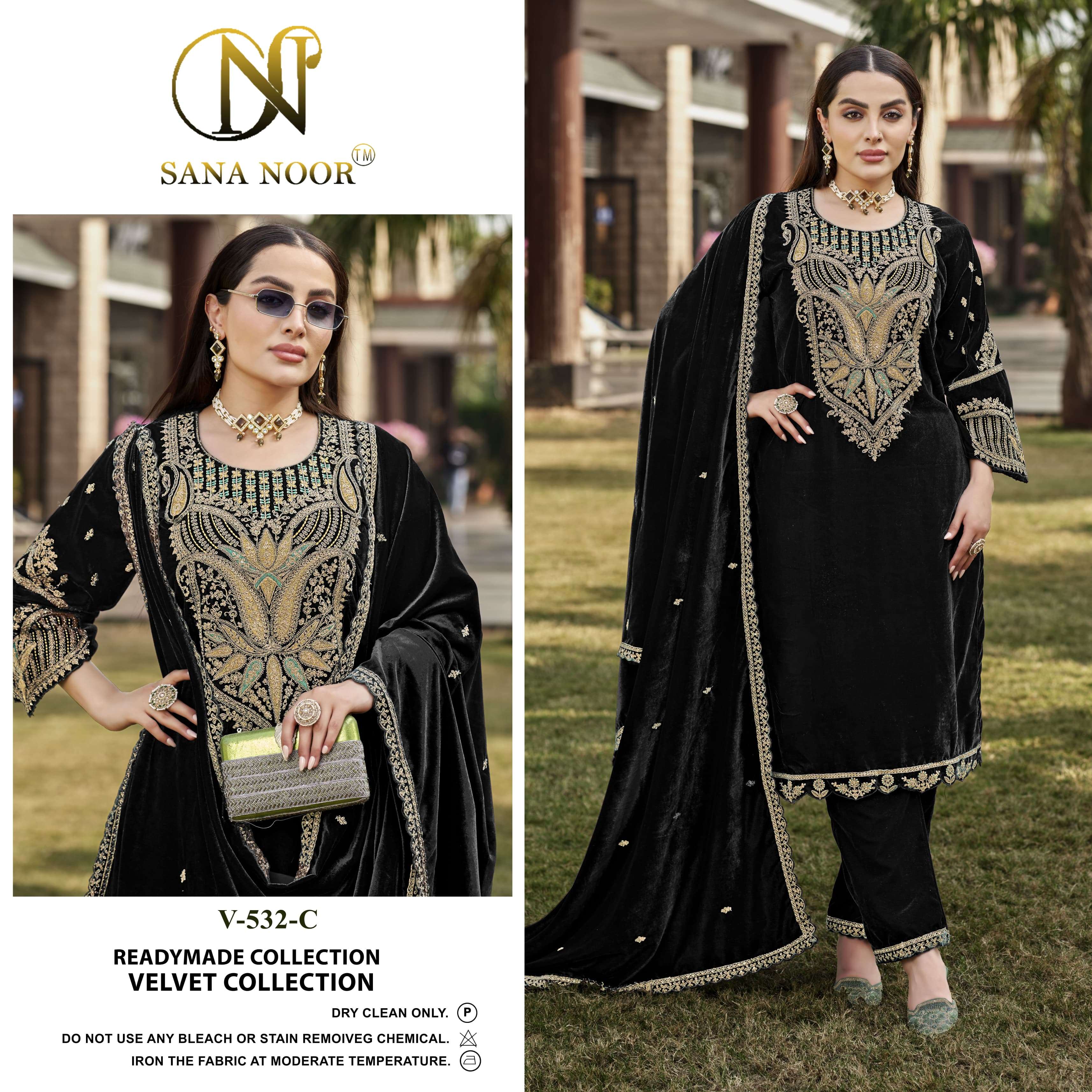 SANA NOOR READY MADE VELVET COLLECTION
