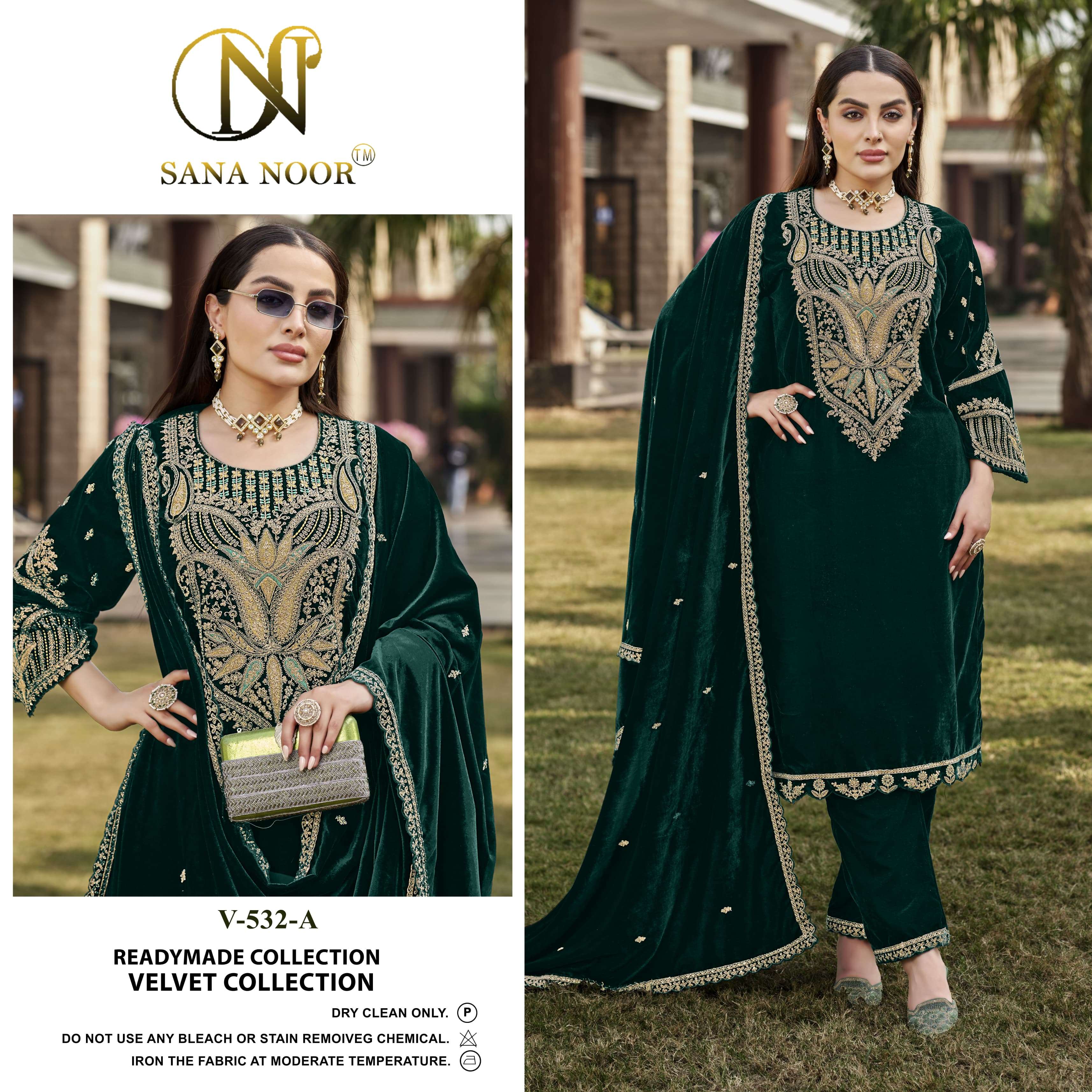 SANA NOOR READY MADE VELVET COLLECTION