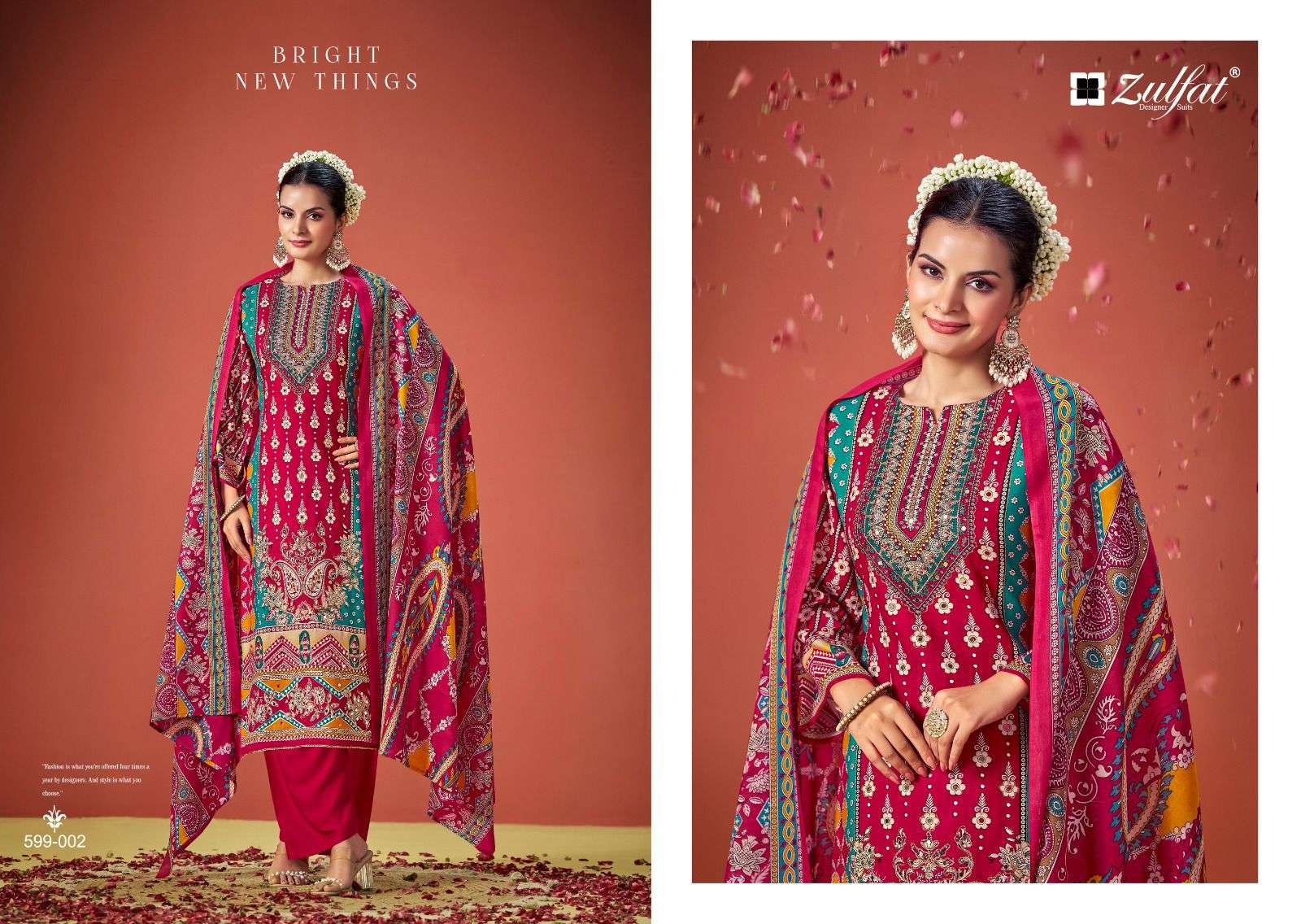 ZULFAT DESIGNER SUITS AAYAT VOL 6 
