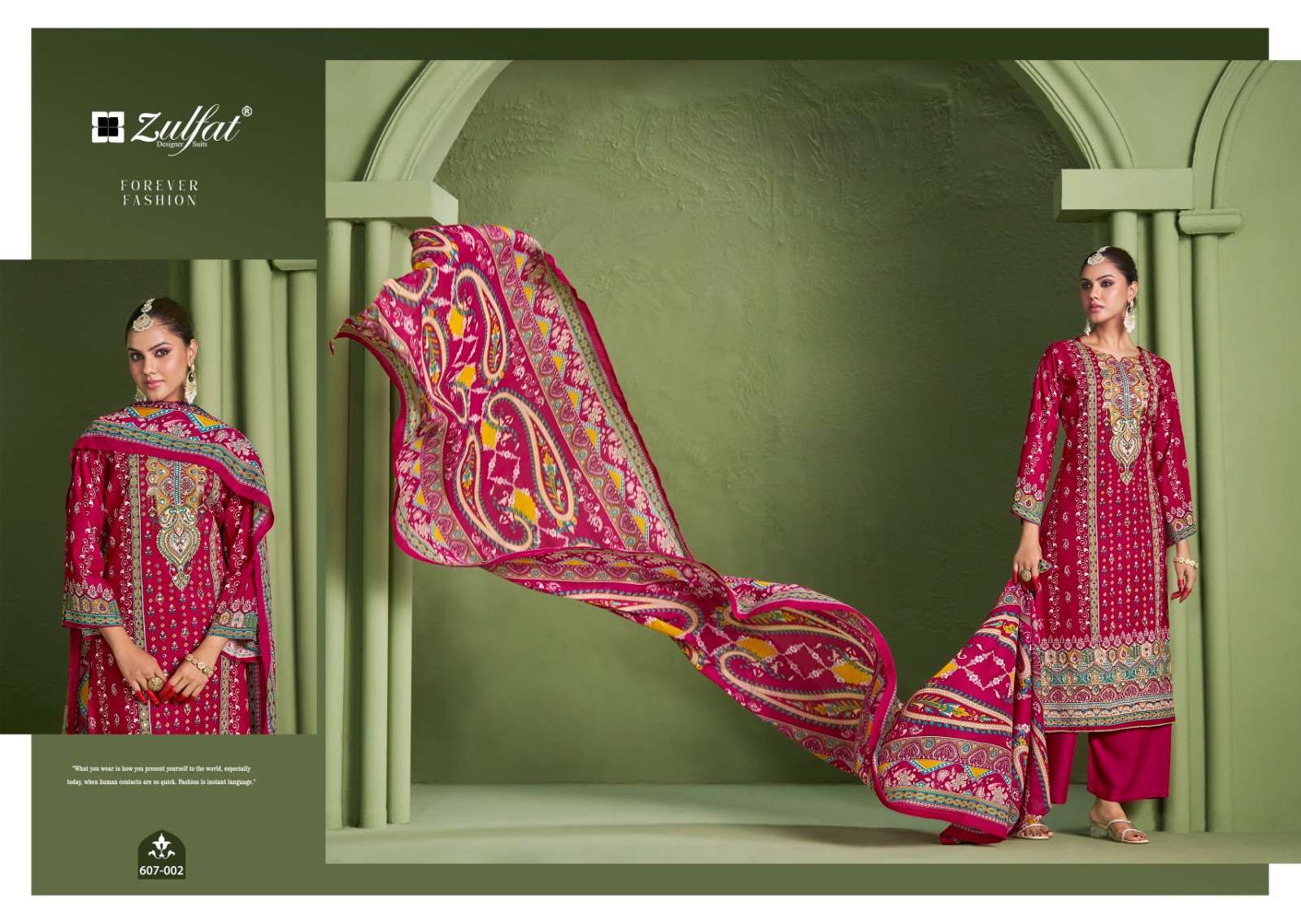 ZULFAT DESIGNER SUITS AAYAT VOL 7 