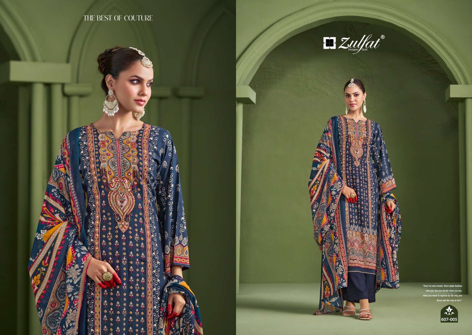ZULFAT DESIGNER SUITS AAYAT VOL 7 