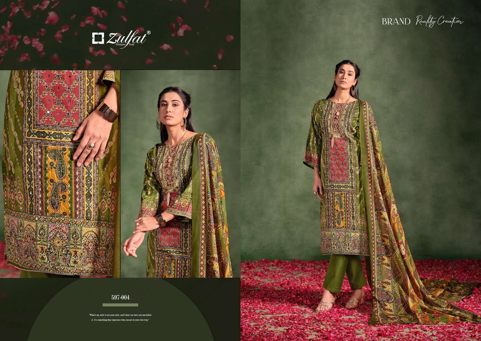 ZULFAT DESIGNER SUITS RAABTA VOL 2 
