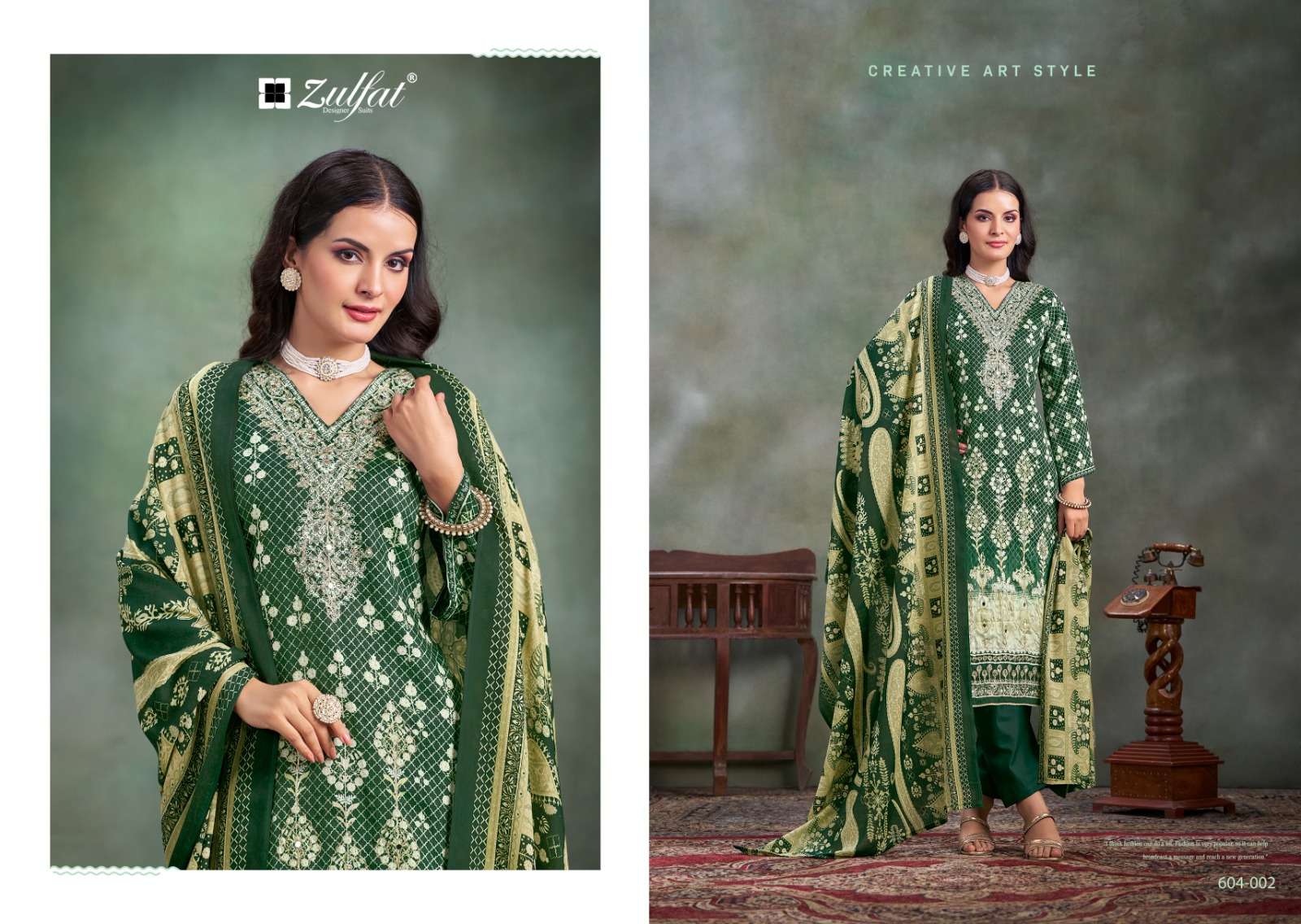  ZULFAT DESIGNER SUITS SANGINI VOL 3