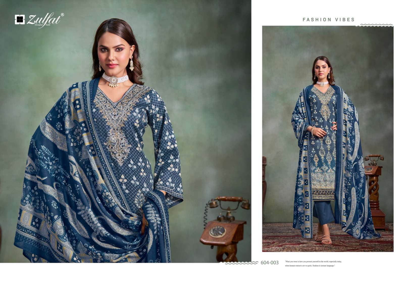  ZULFAT DESIGNER SUITS SANGINI VOL 3