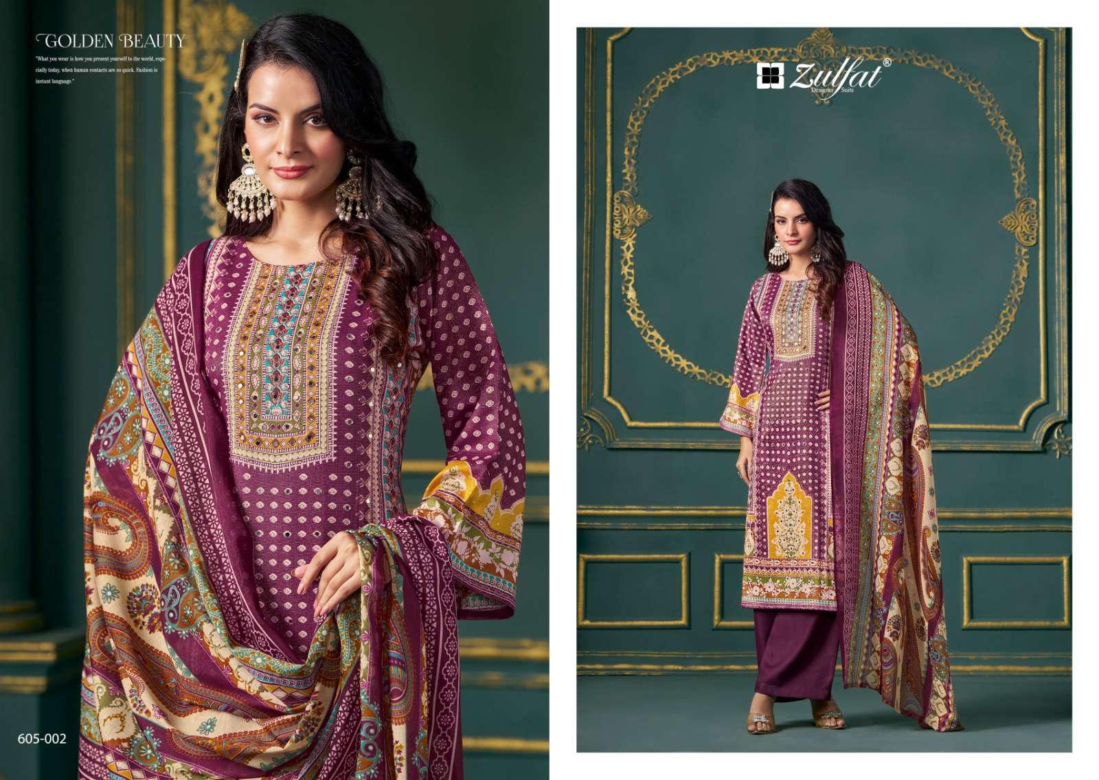 ZULFAT DESIGNER SUITS TISHA