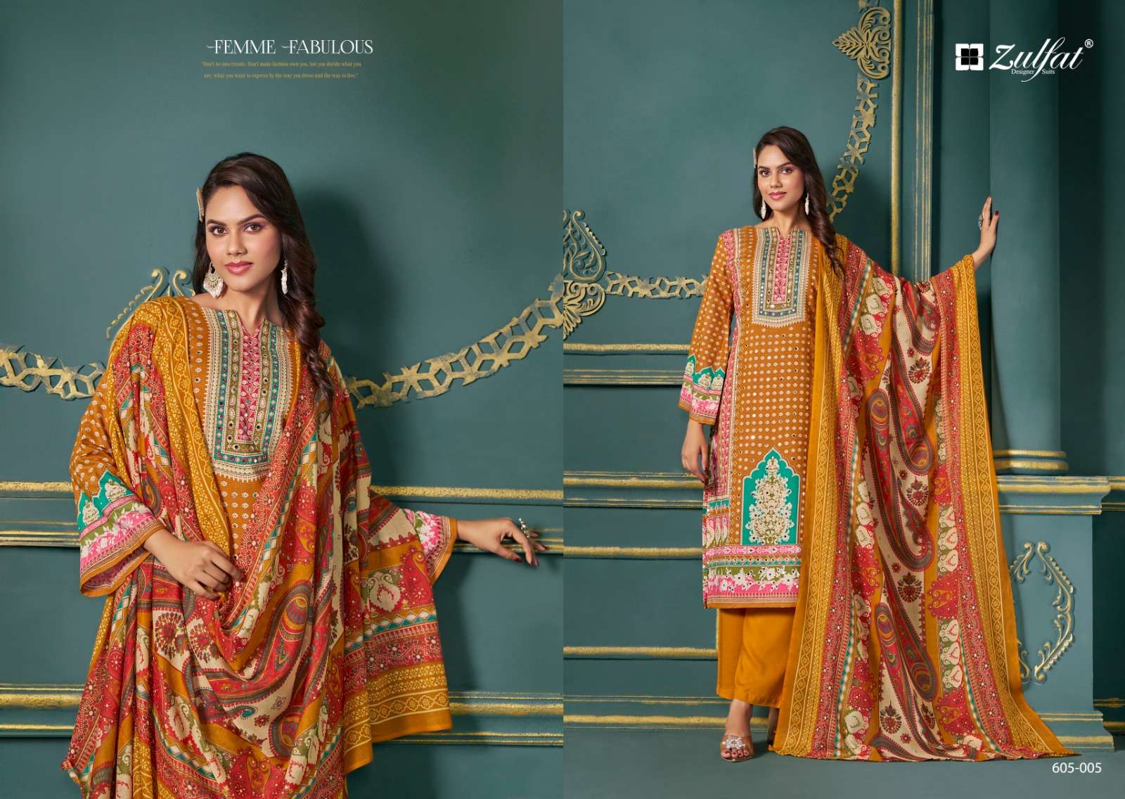 ZULFAT DESIGNER SUITS TISHA