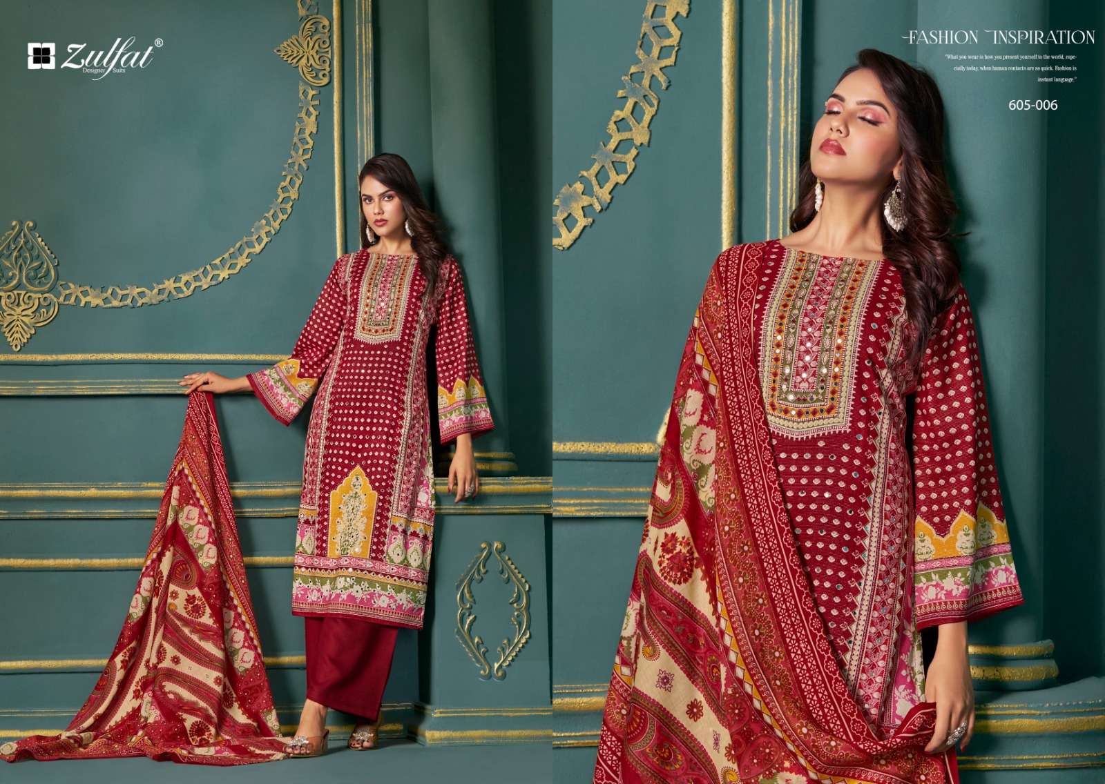 ZULFAT DESIGNER SUITS TISHA