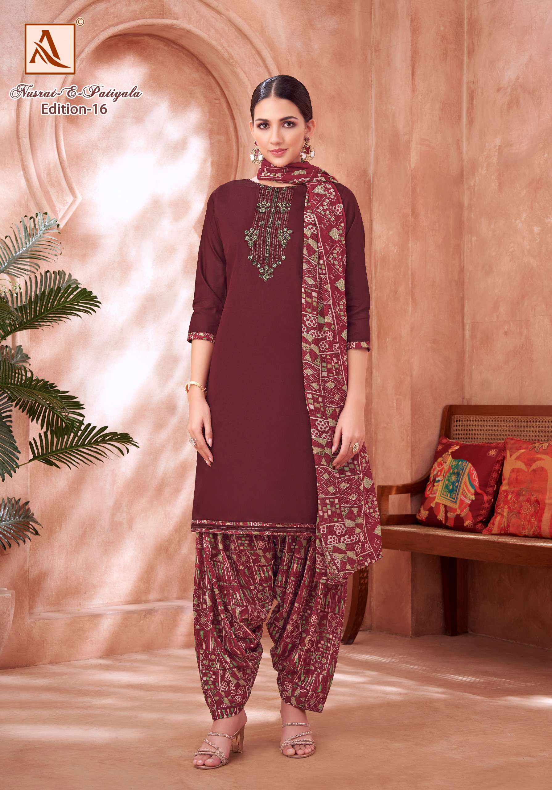 ALOK SUITS NUSRAT E PATIYALA EDITION VOL 16