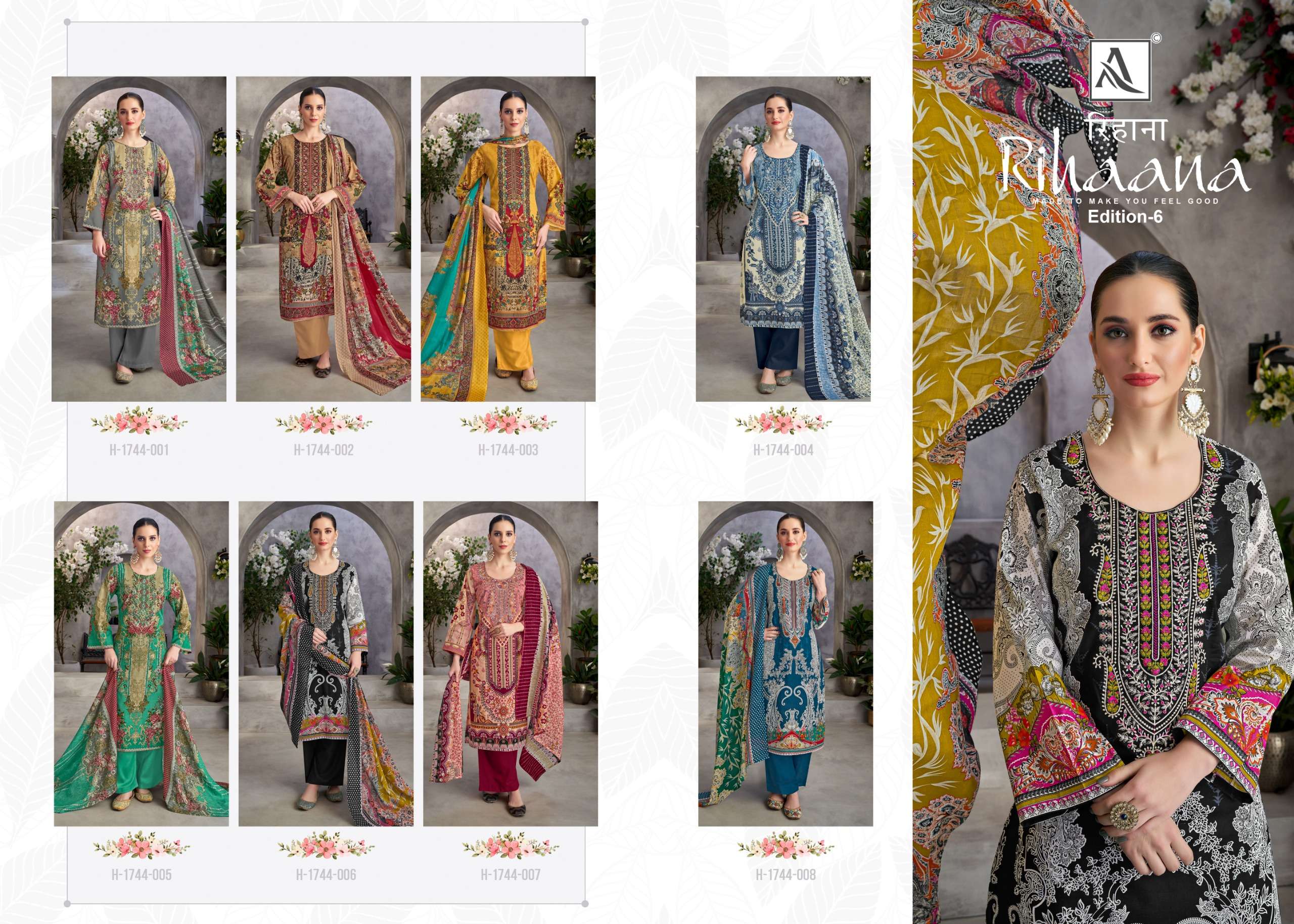 ALOK SUITS RIHAANA VOL 6