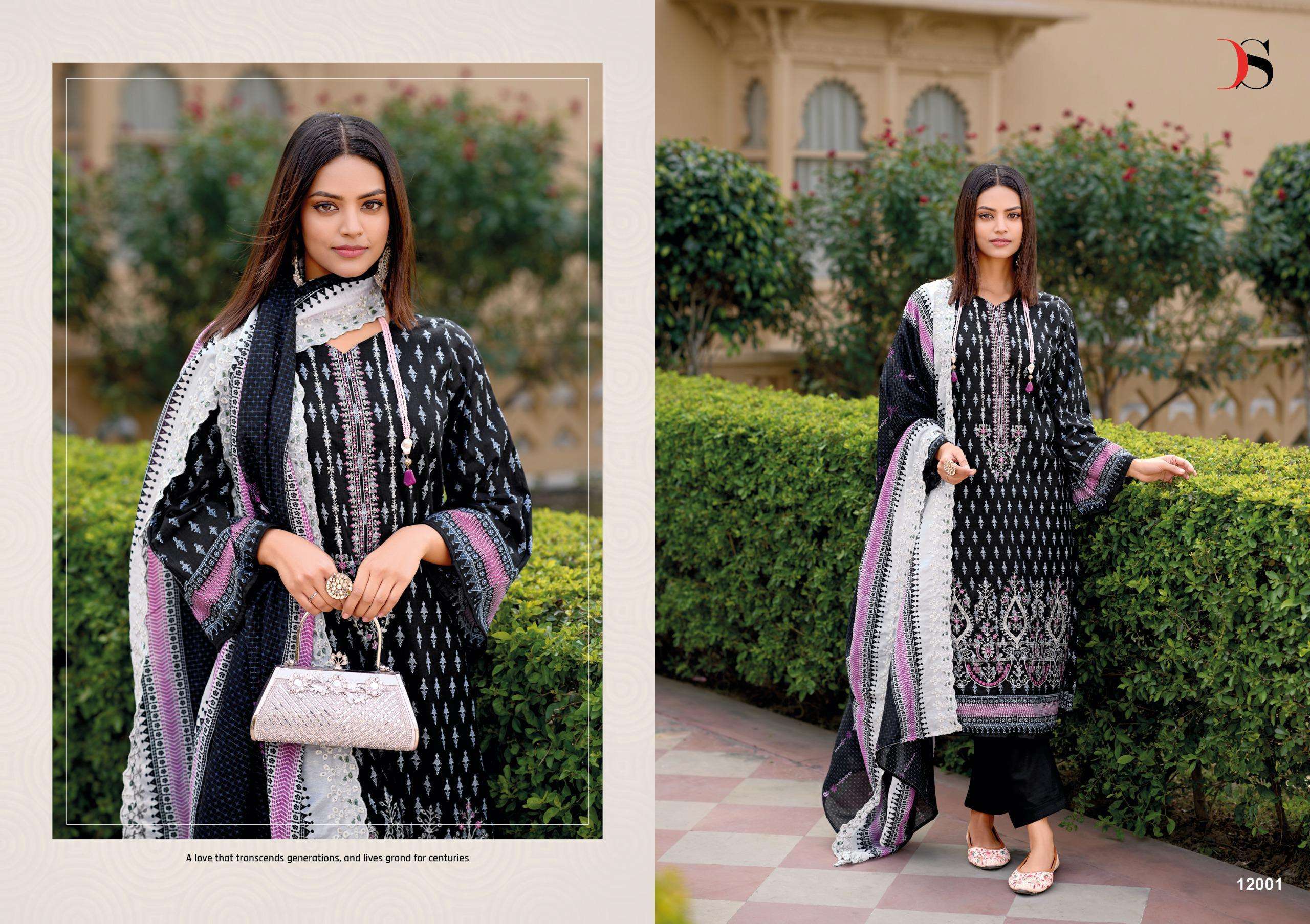 DEEPSY SUITS BIN SAEED LAWN COLLECTION VOL 12 