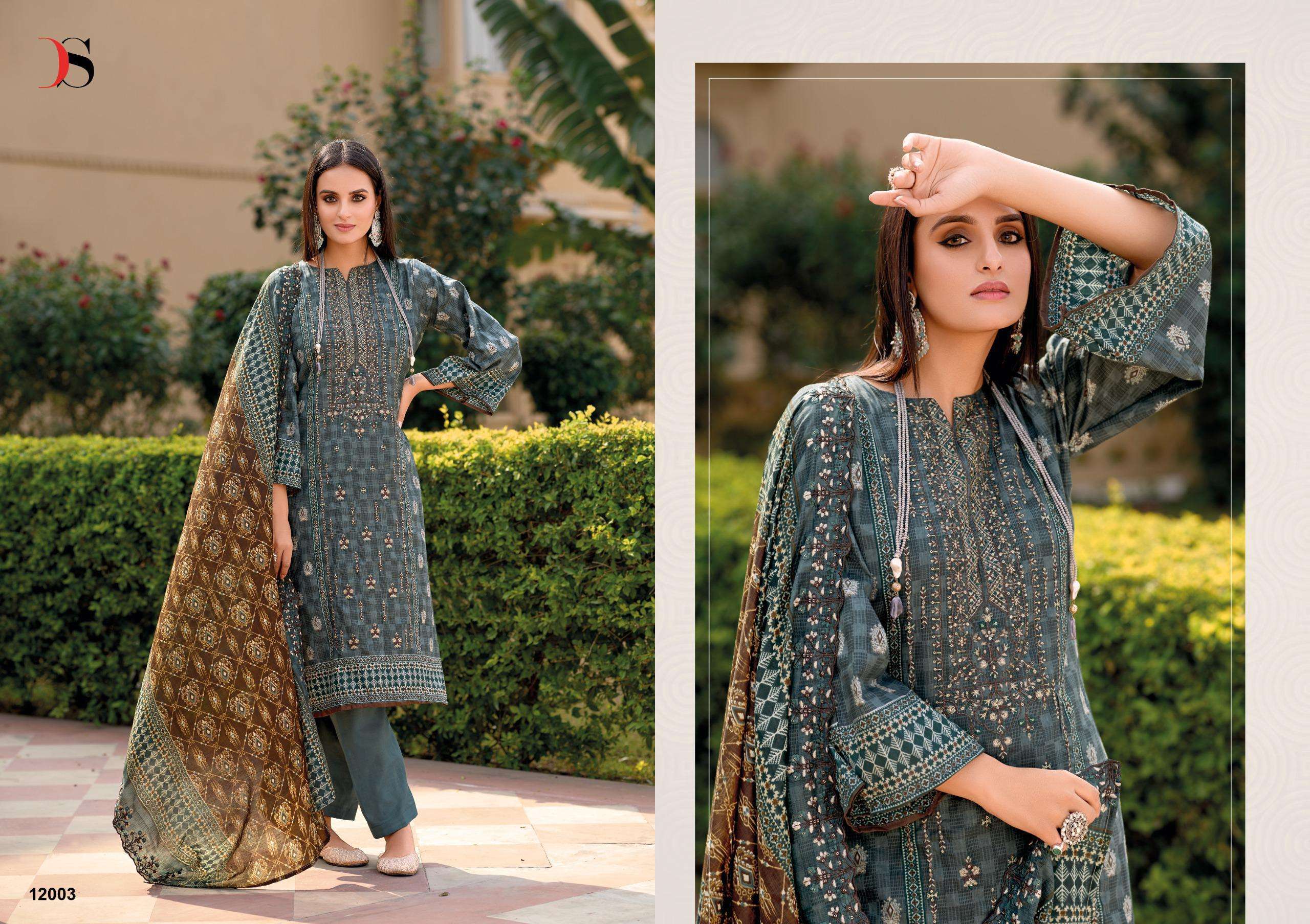 DEEPSY SUITS BIN SAEED LAWN COLLECTION VOL 12 