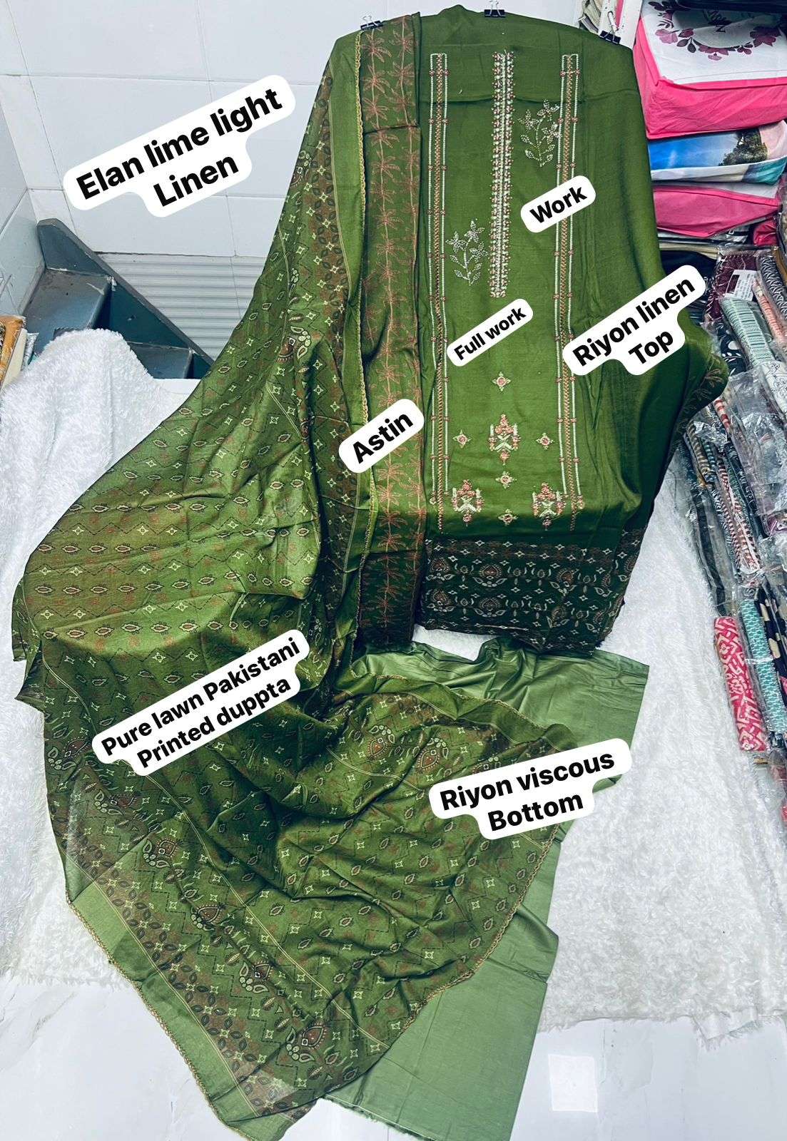  ELAN LIME LIGHT LINEN COLLECTION  VOL 1