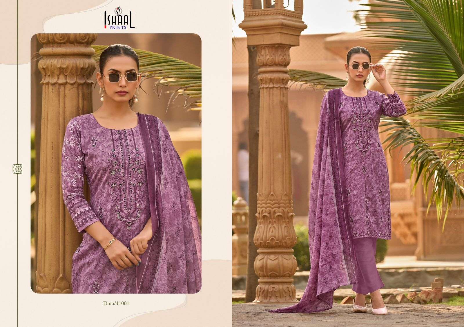 ISHAAL PRINTS EMBROIDERED VOL 11 
