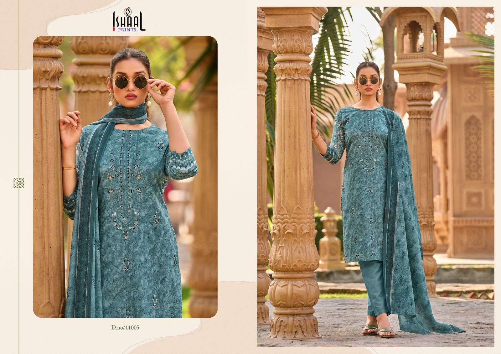 ISHAAL PRINTS EMBROIDERED VOL 11 