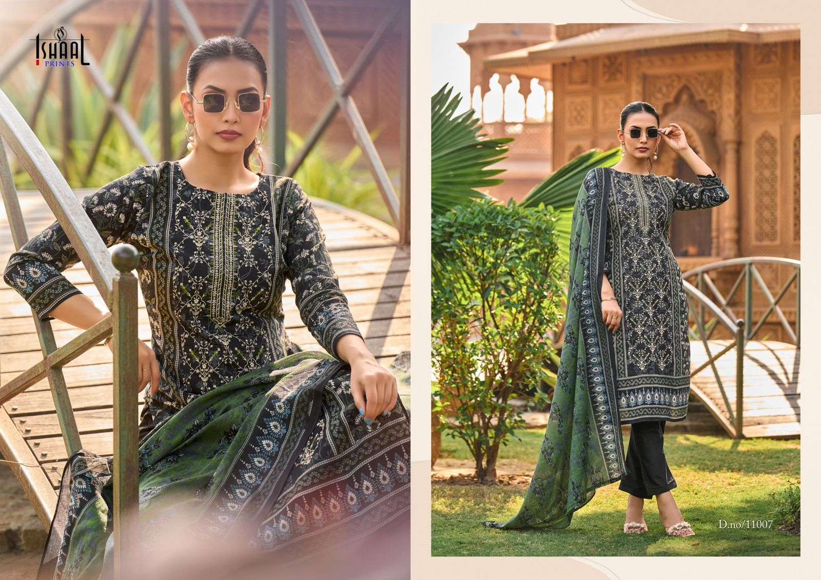 ISHAAL PRINTS EMBROIDERED VOL 11 