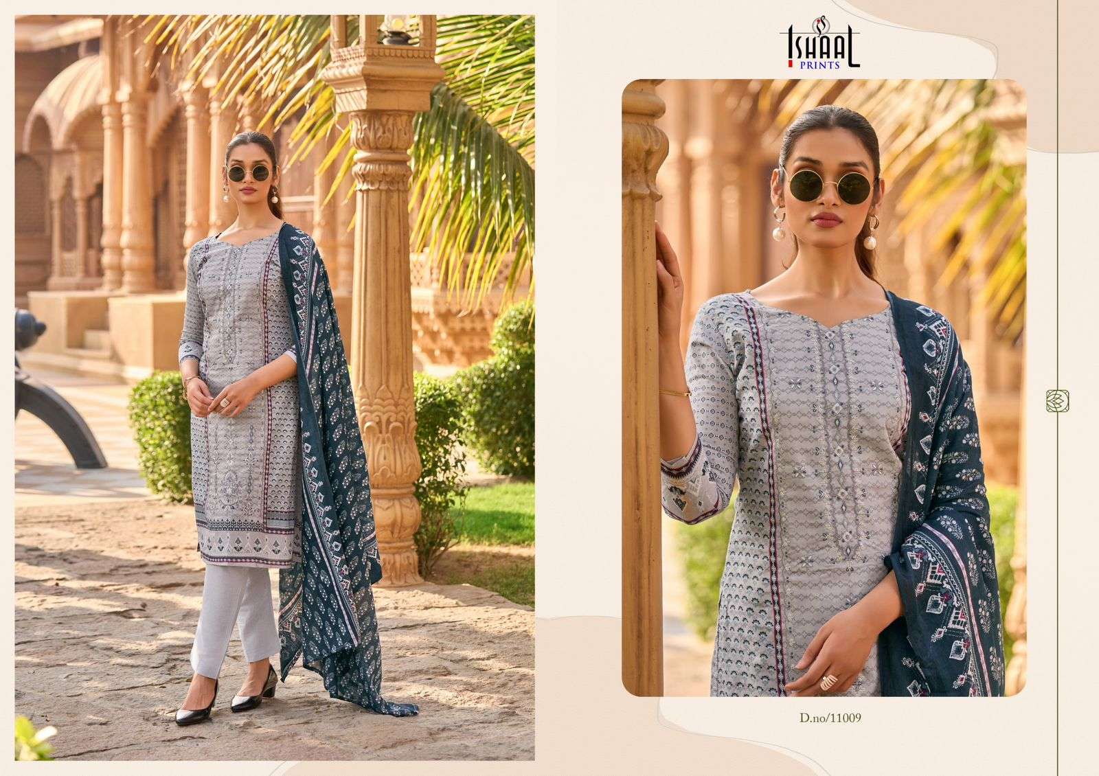 ISHAAL PRINTS EMBROIDERED VOL 11 