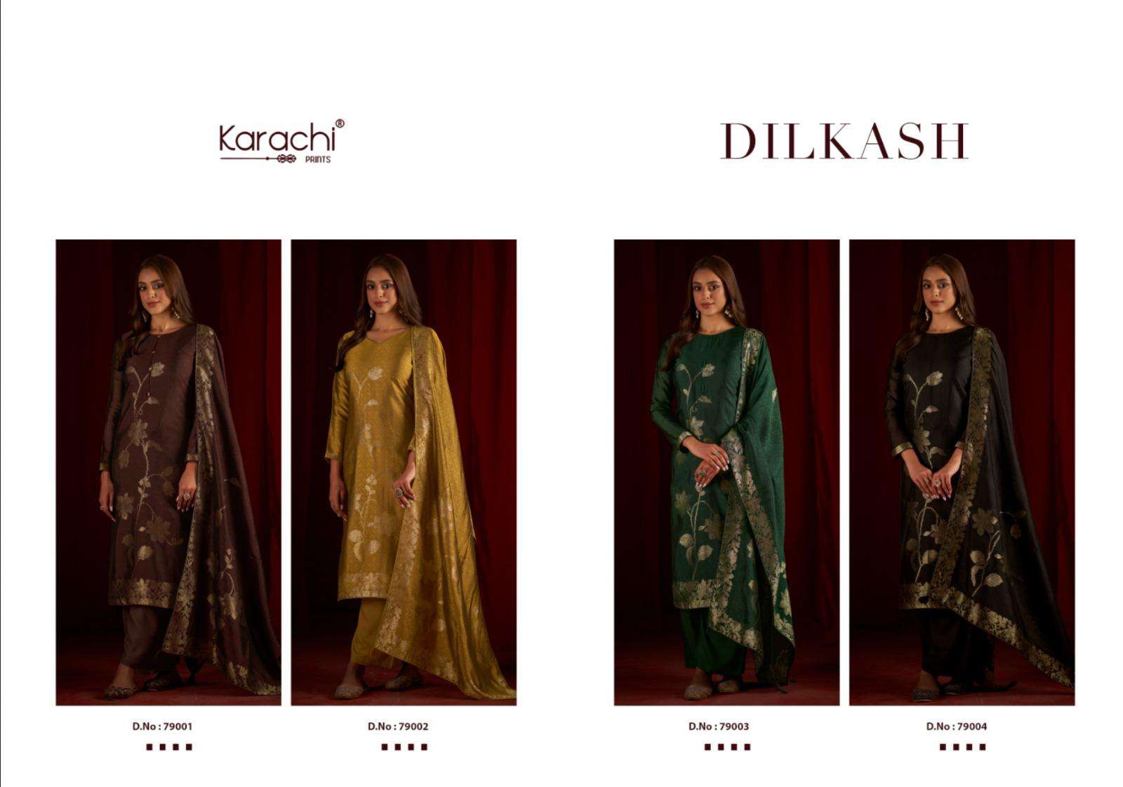 KARACHI SUITS DILKASH 