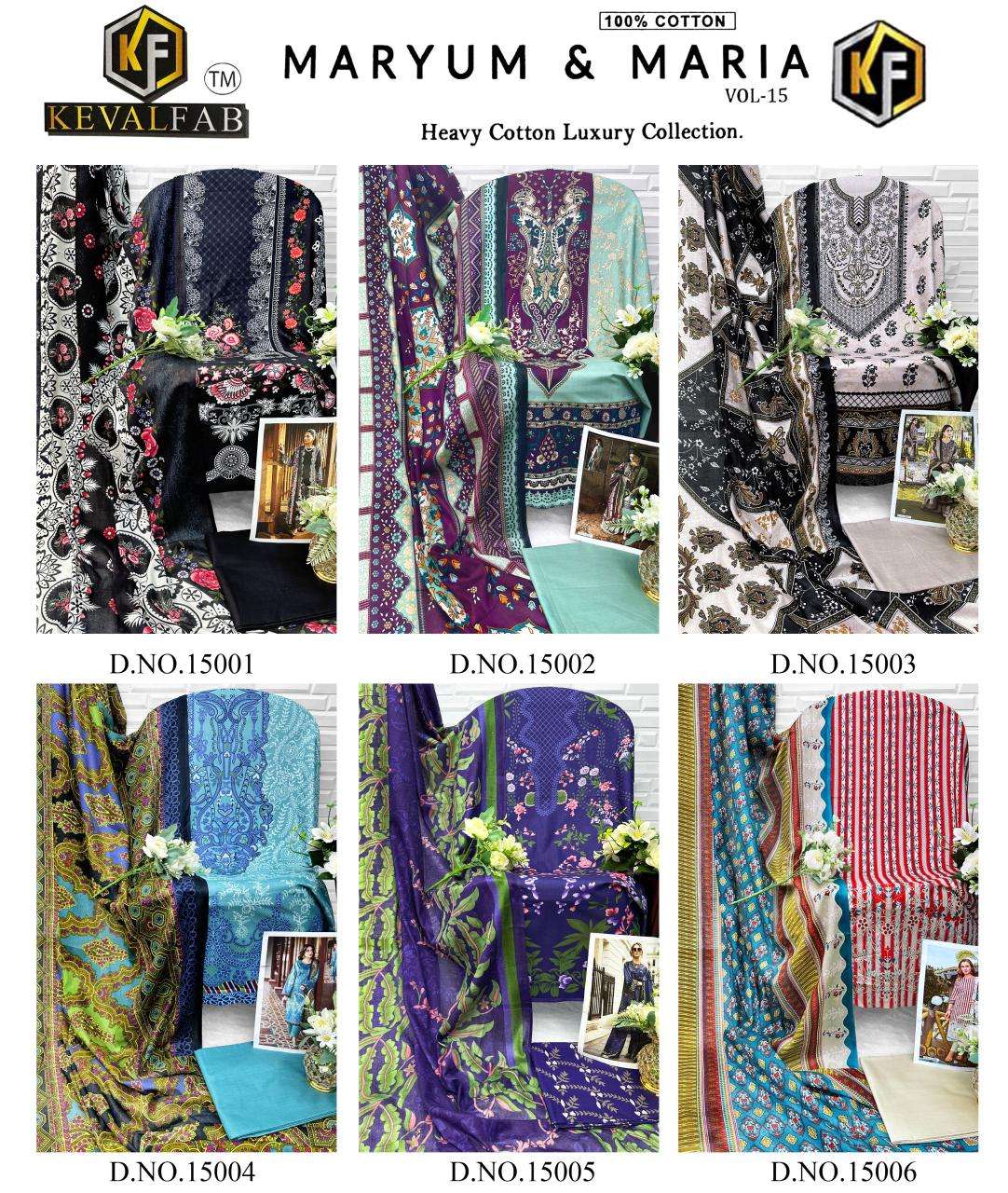 KEVAL FAB MARYUM & MARIA VOL 15