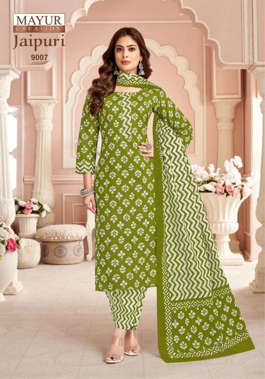 MAYUR CREATION JAIPURI VOL 9 STITCH COLLECTION