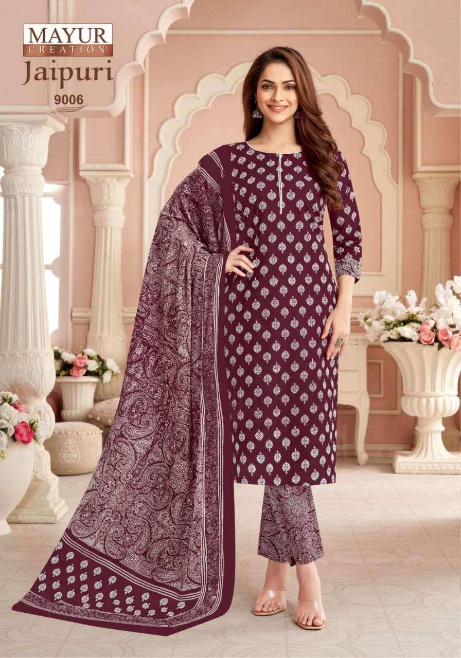 MAYUR CREATION JAIPURI VOL 9 STITCH COLLECTION