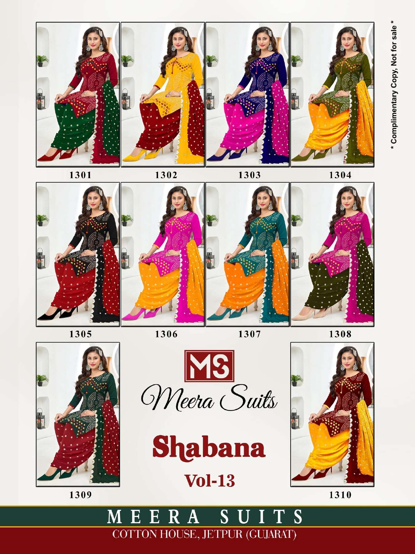 MEERA SUITS SHABANA VOL 13