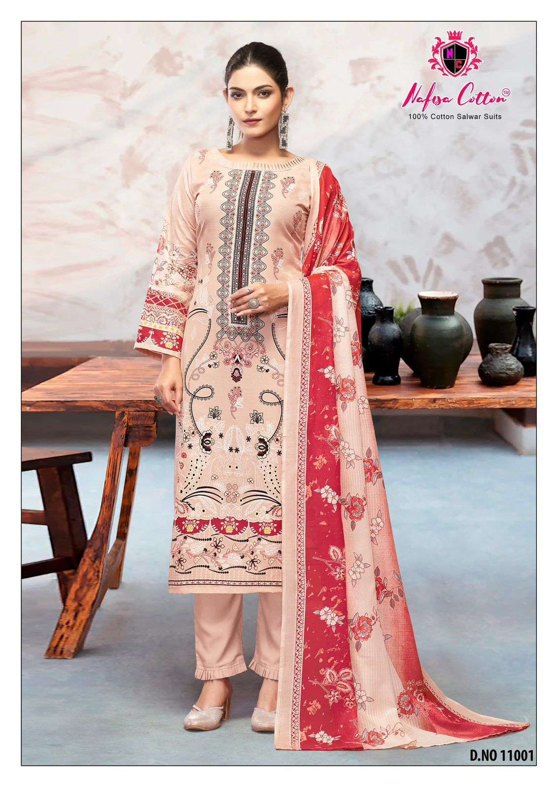 NAFISA COTTON SAFINA KARACHI SUITS VOL 11