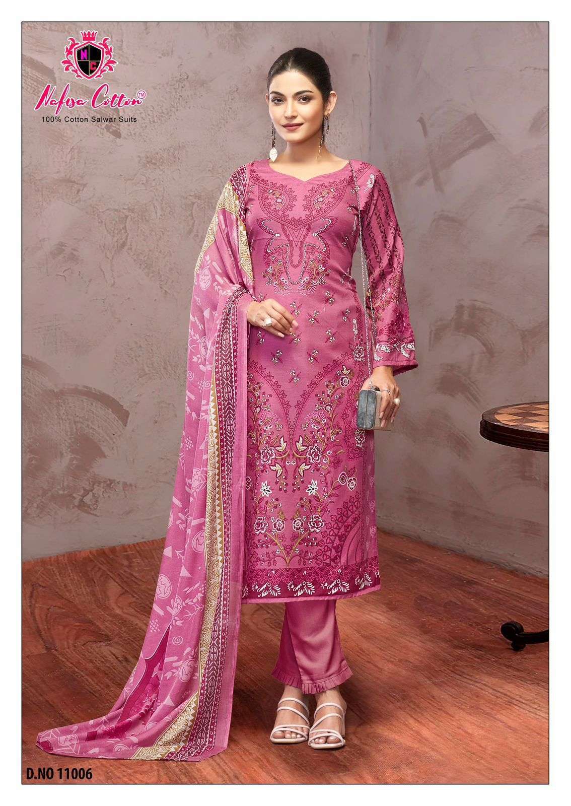 NAFISA COTTON SAFINA KARACHI SUITS VOL 11