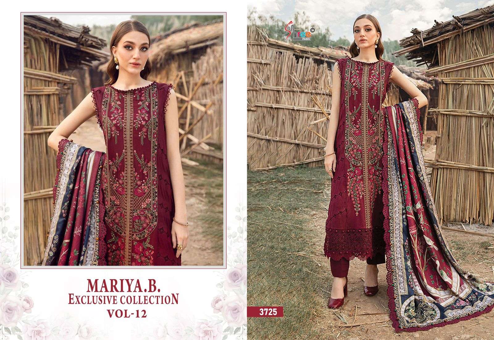 SHREE FABS MARIA B EXCLUSIVE COLLECTION VOL 12 